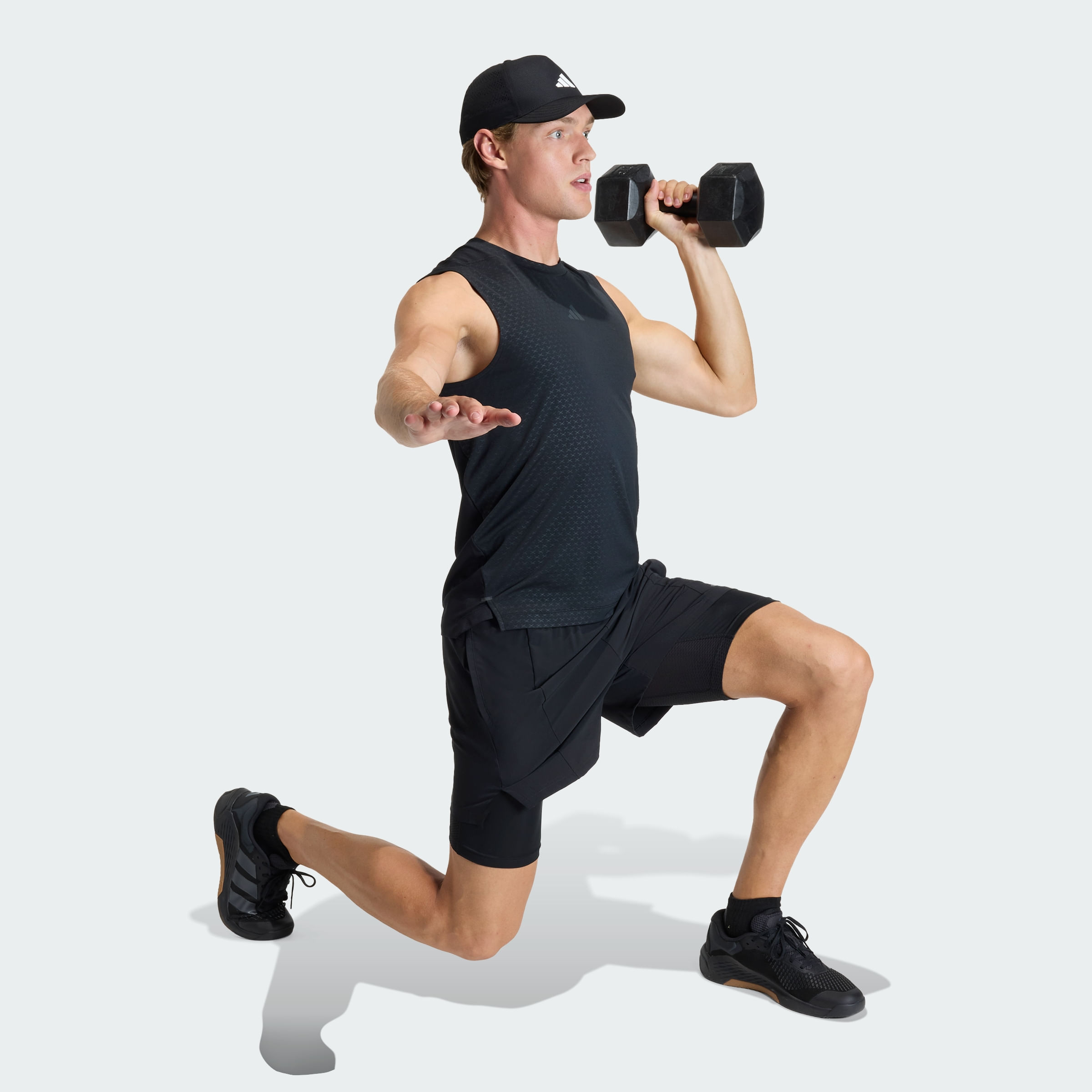 Shorts adidas CALZA D4T WORKOUT 2EN1 Hombre — imagen 7