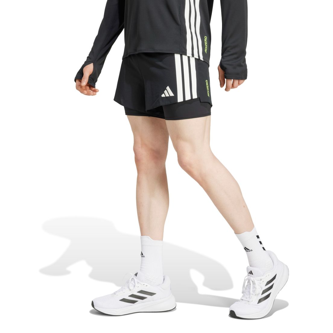 Short adidas Adizero 2 en 1 De Hombre — imagen 2