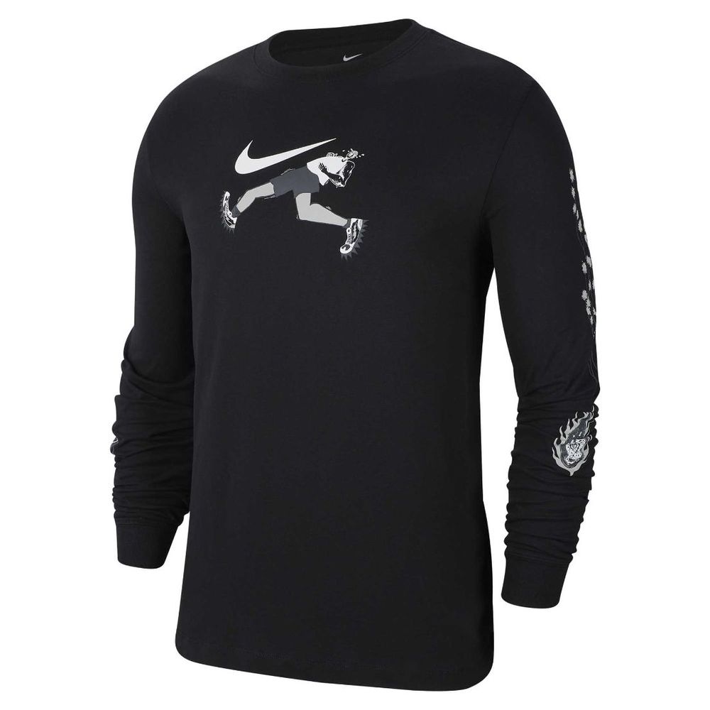 Remera Nike Dry Fit Wild Run de Hombre Color: Negro - Talle: M