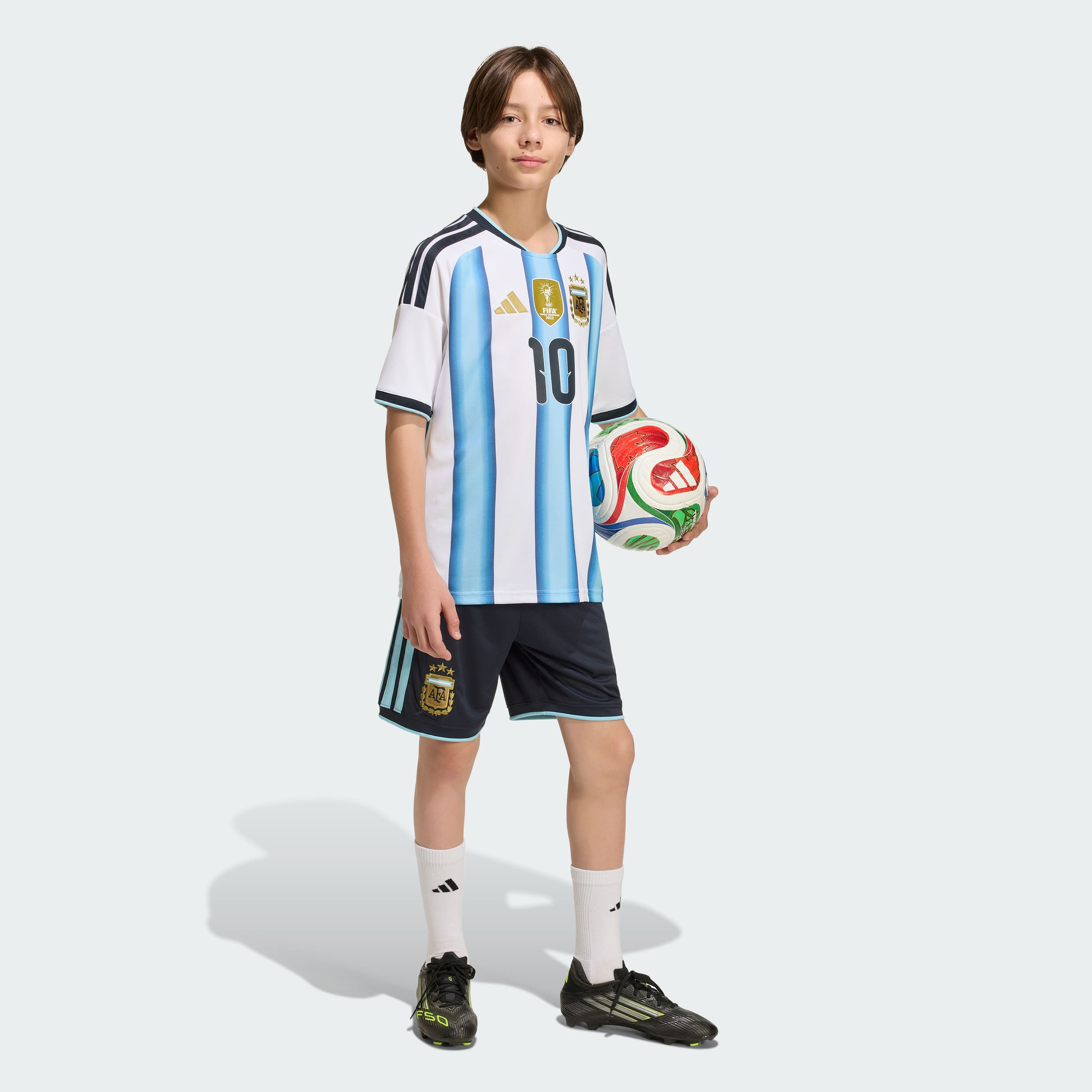 Shorts adidas Titular para Niños Selección Argentina 26 — imagen 7