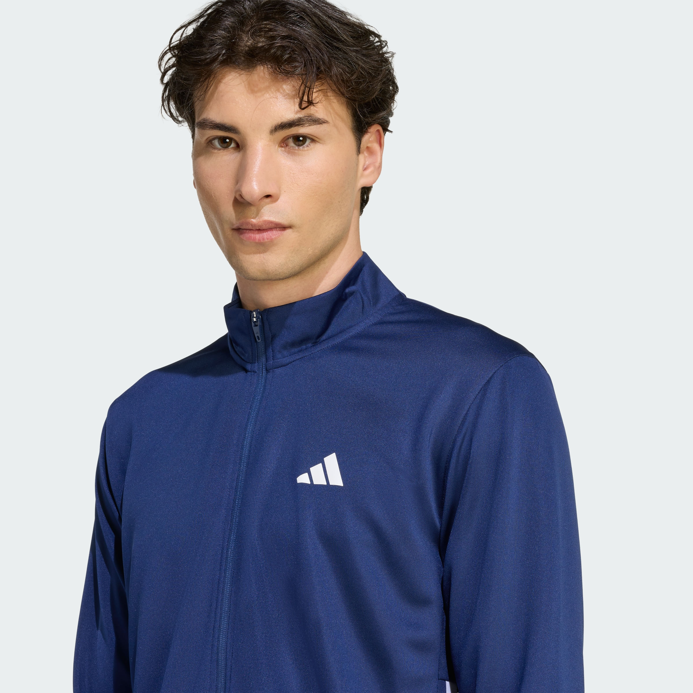 Buzos adidas CAMPERA DEPORTIVA WORKOUT ESSENTIALS ALL-SET 3 FRANJAS TEJIDA Hombre — imagen 5