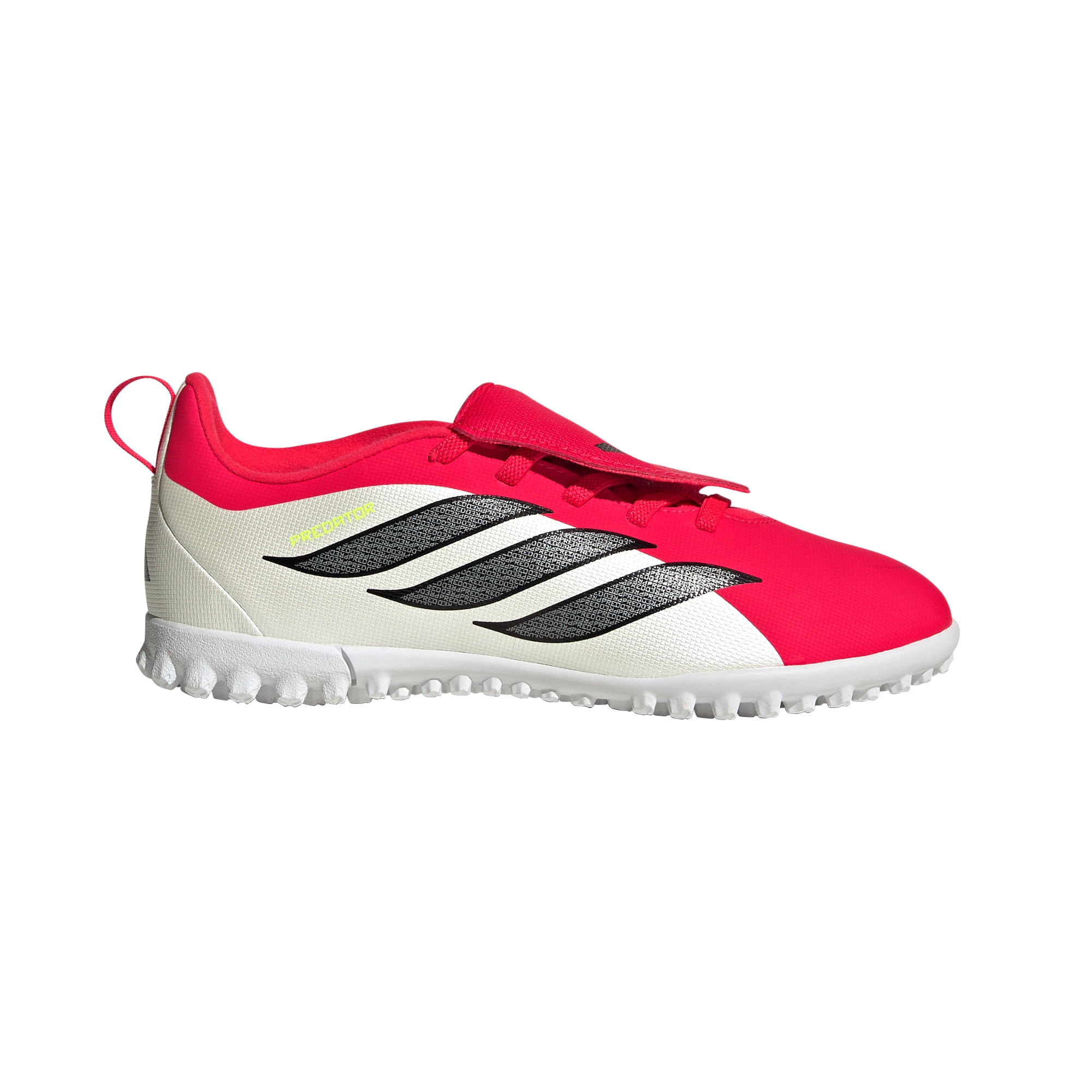 Botines adidas PREDATOR con Lengüeta Plegable y Agujetas Elásticas para Pasto Artificial Niños