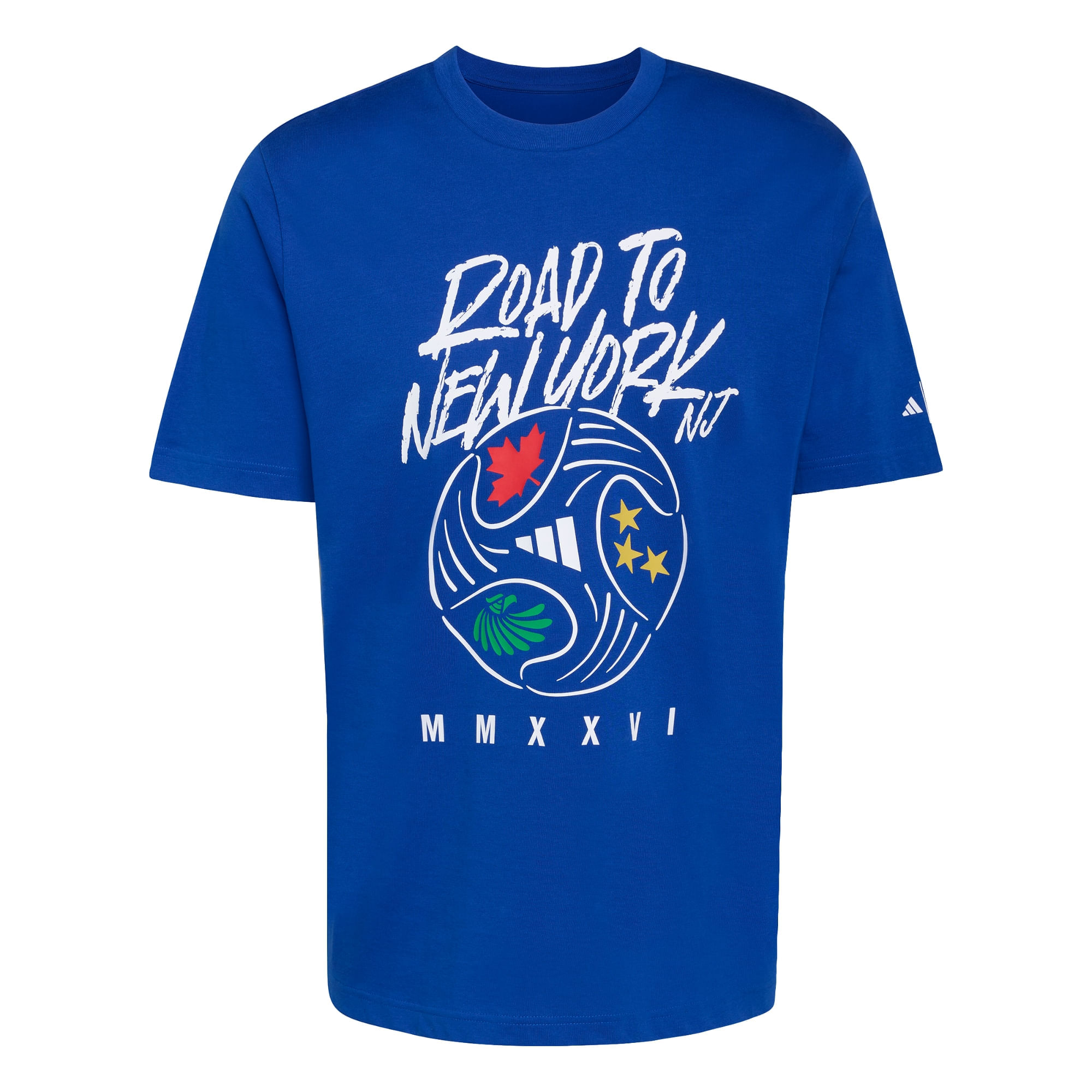 Remeras estampadas adidas REMERA GRAPHIC FIFA WC ROAD TO NY NJ Hombre