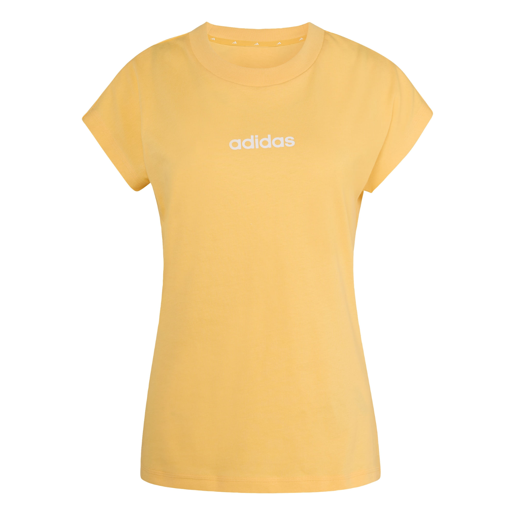 Remera mangas cortas adidas Essentials Linear de algodón Mujer
