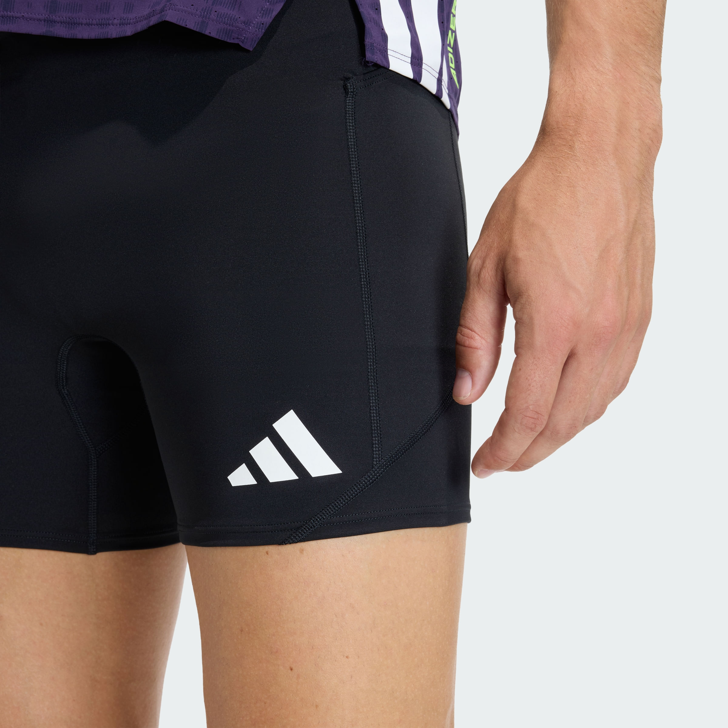 Calza adidas Corta de Running Adizero con Bolsillos Hombre — imagen 5