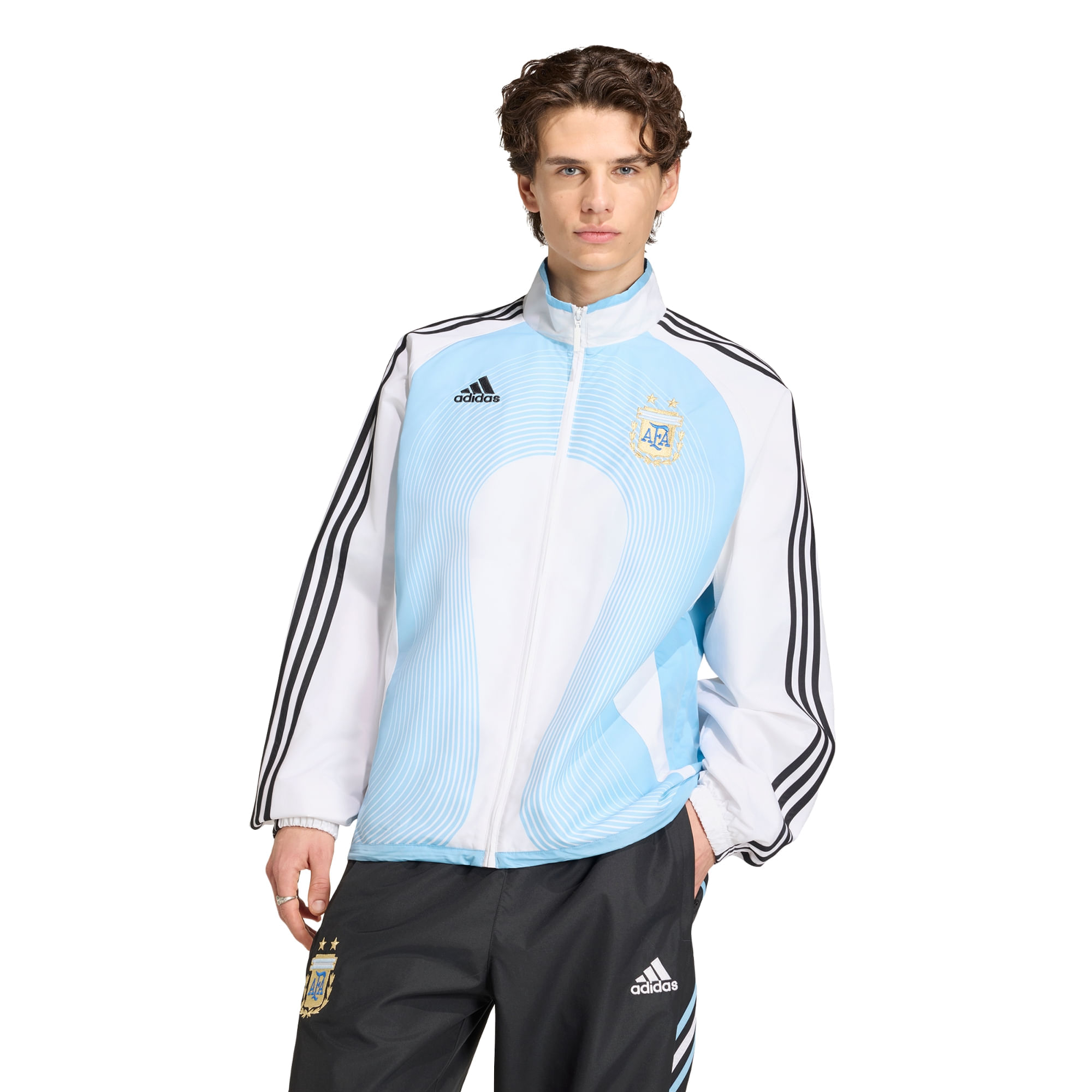Campera adidas Deportiva Titular Argentina 2006 Hombre — imagen 2
