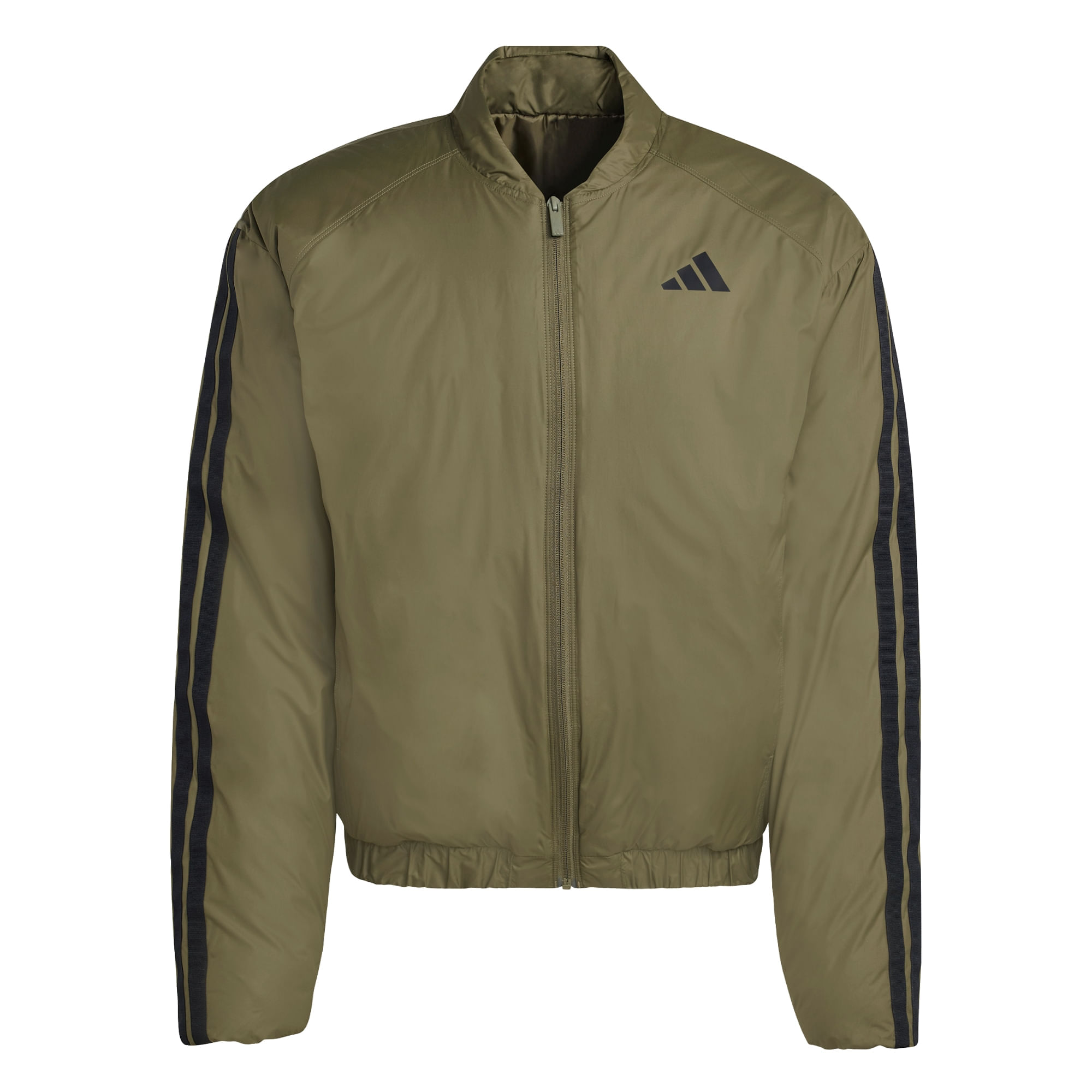 Campera adidas Bómber Aislantes Essentials CLIMAWARM 3 Tiras Hombre