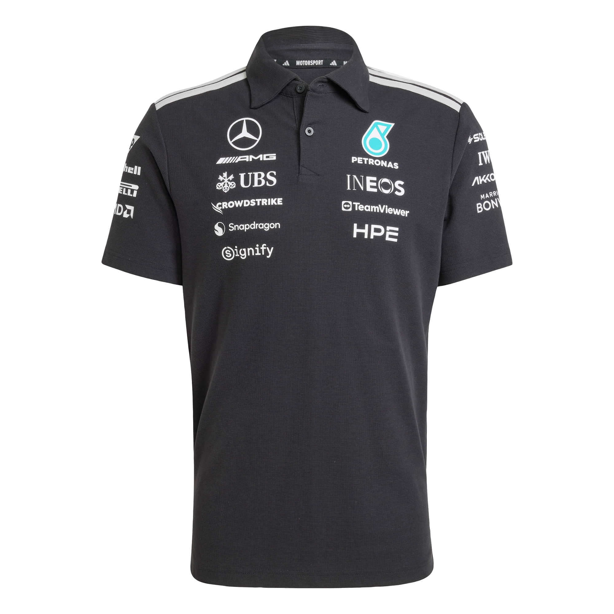 Chombas adidas CAMISETA POLO MERCEDES - AMG PETRONAS EQUIPO FORMULA 1 Hombre