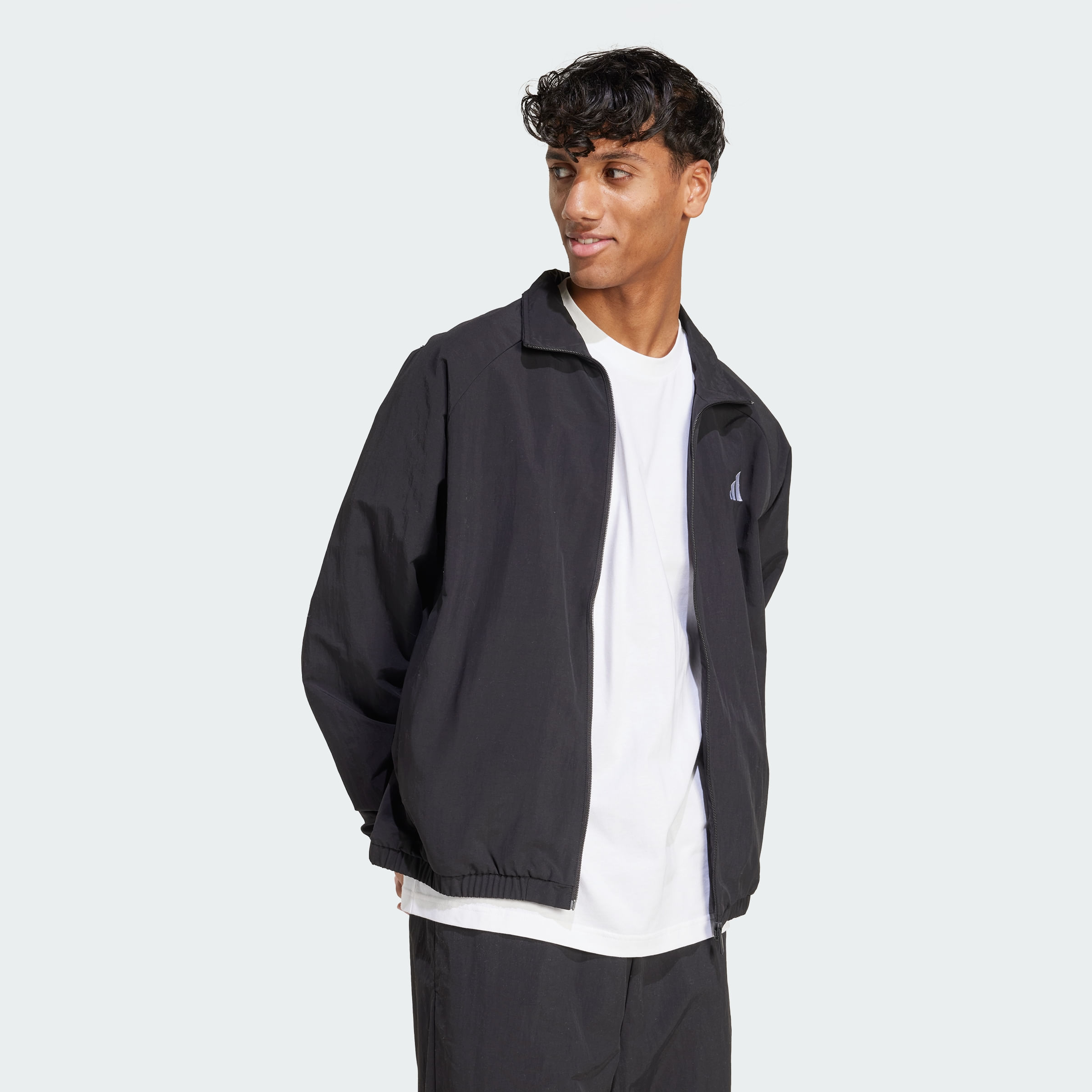 Campera adidas Rompevientos Essential Logo pequeño Hombre — imagen 6