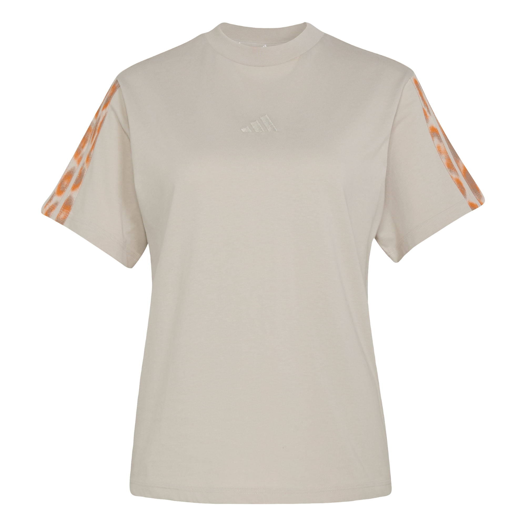 Remera Mangas cortas adidas Seasonal Essentials Leopard Print 3 Tiras Mujer