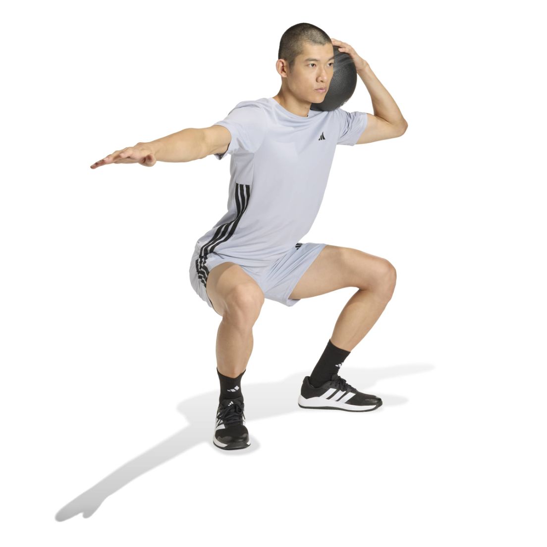 Remera adidas Workout Essentials Base 3 De Hombre — imagen 4