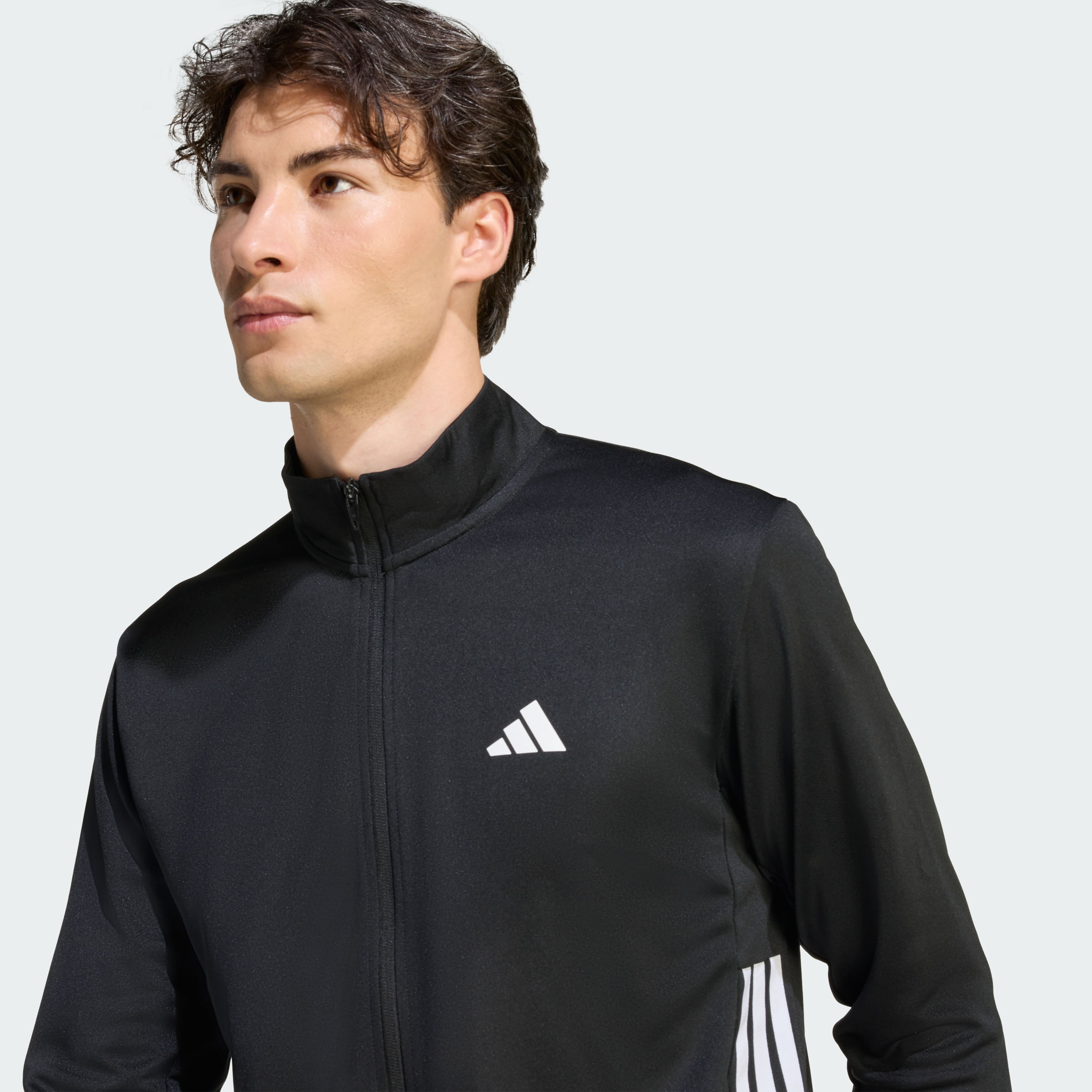 Campera adidas TEJIDA WORKOUT ESSENTIALS ALL-SET CON LAS 3 TIRAS Hombre — imagen 5