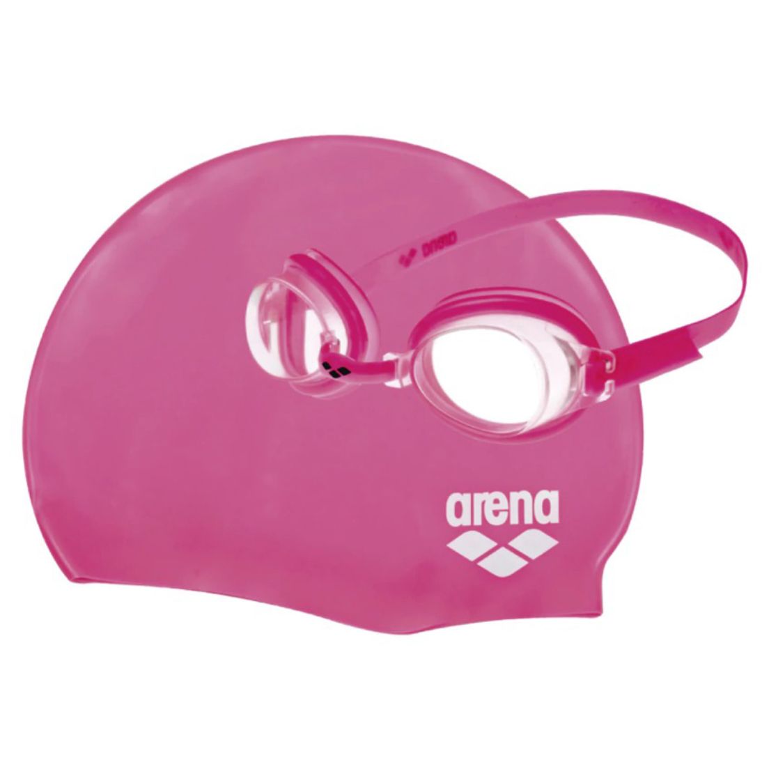 Set De Natación Arena Antiparras Y Gorro Pool De Niños