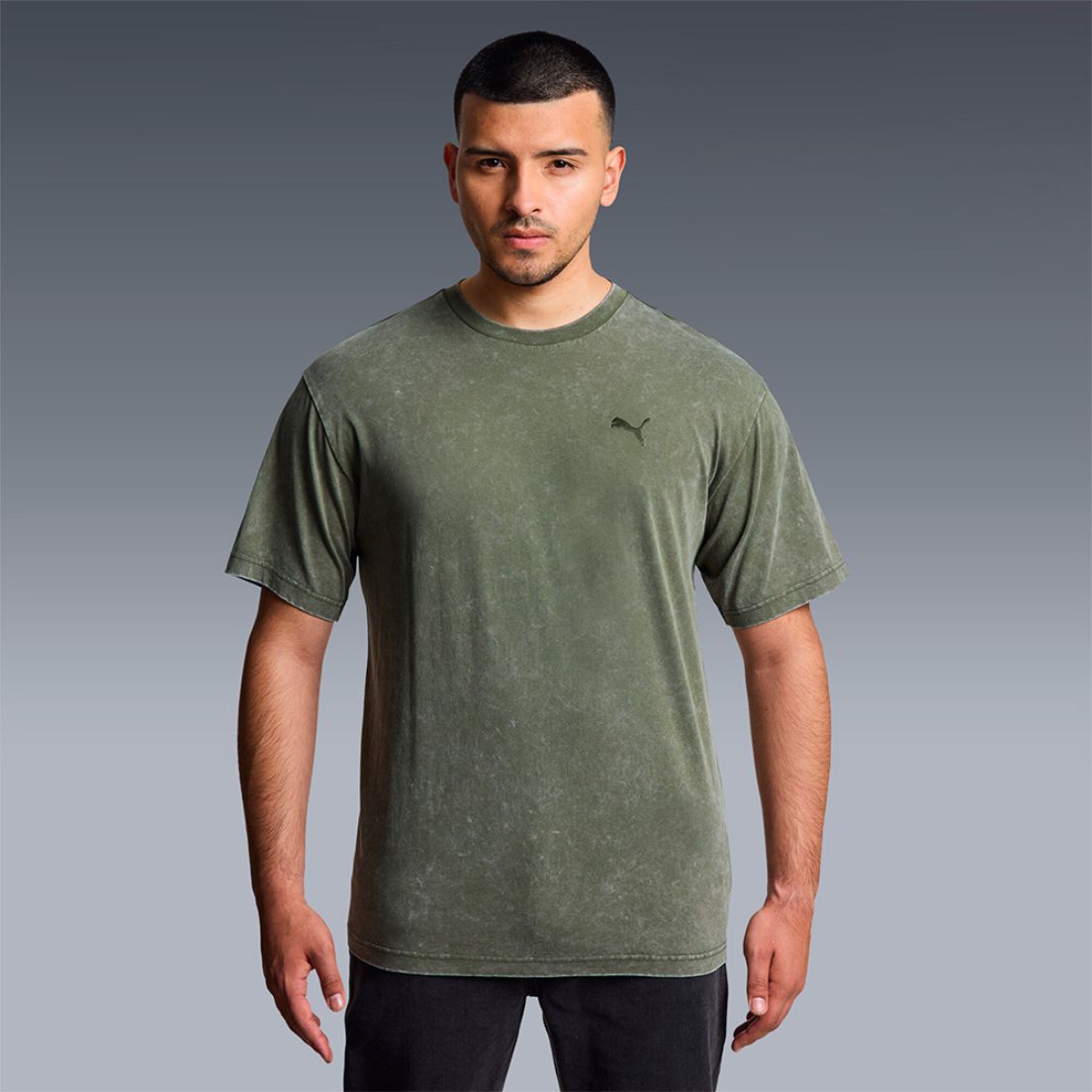 Remera Puma Essentials Elevated Wash De Hombre — imagen 4