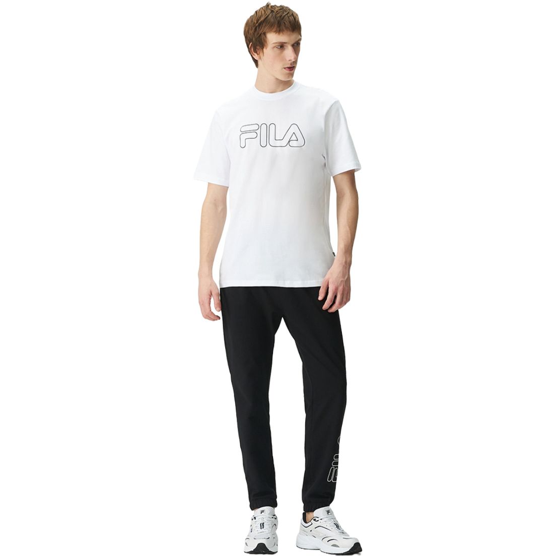Remera Fila Letter Outline De Hombre — imagen 4