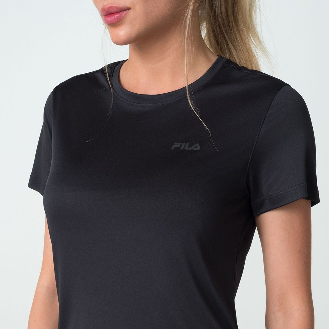 Remera Fila Basic Sports Polygin De Mujer — imagen 4