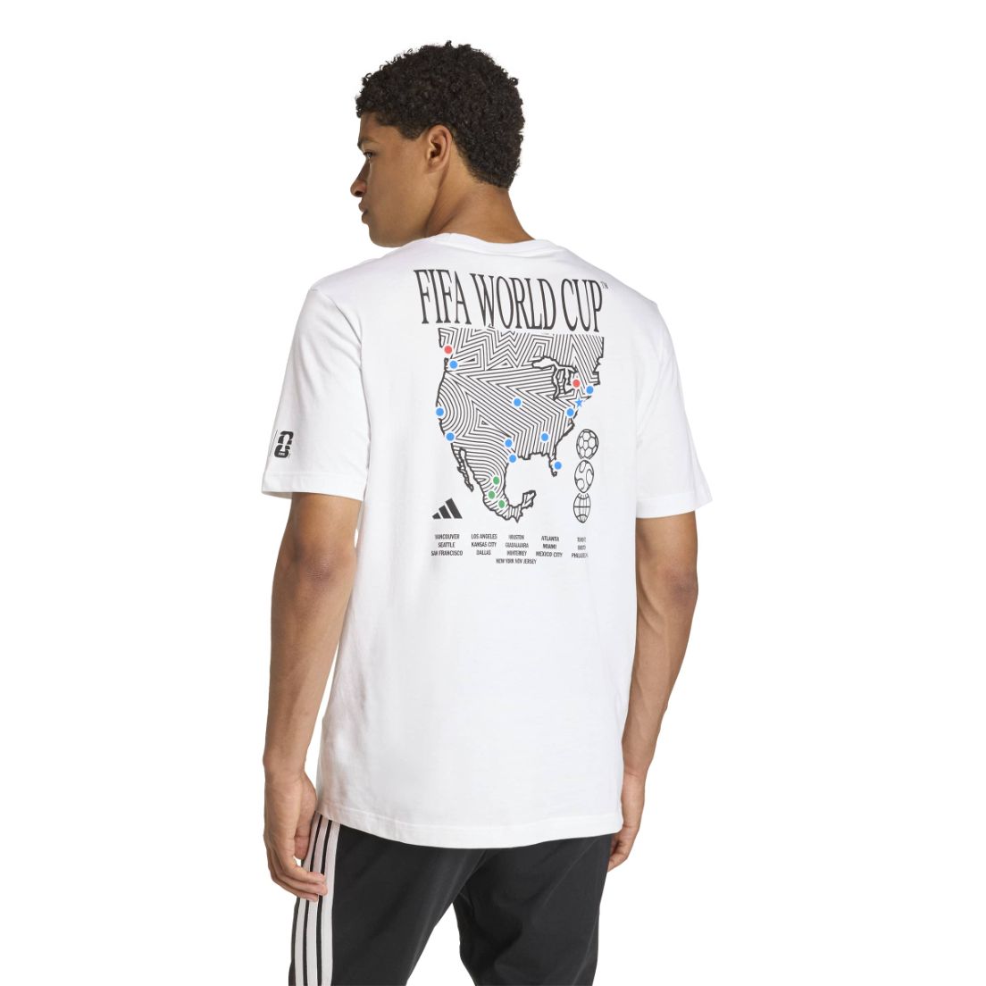 Remera adidas WC Map Graphic De Hombre — imagen 3