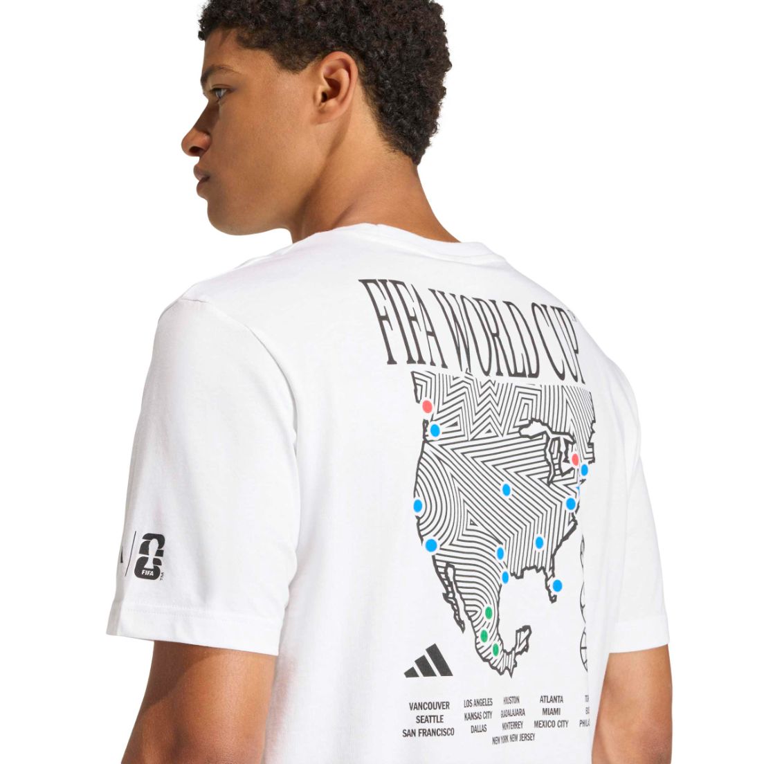 Remera adidas WC Map Graphic De Hombre — imagen 5