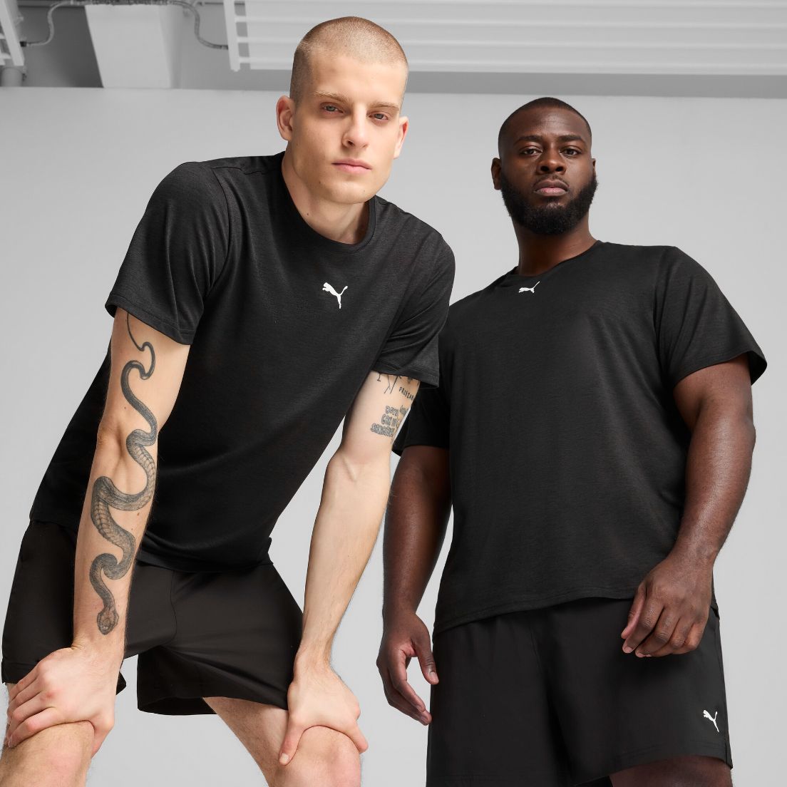 Remera Puma All Day Essentials Jaspeada De Hombre — imagen 4