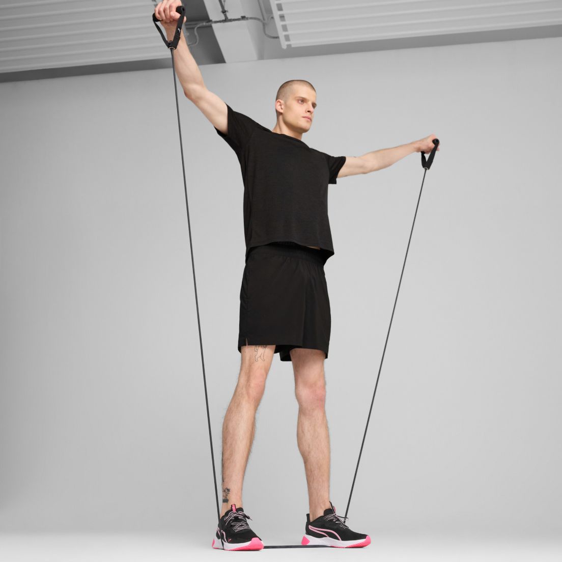 Remera Puma All Day Essentials Jaspeada De Hombre — imagen 6