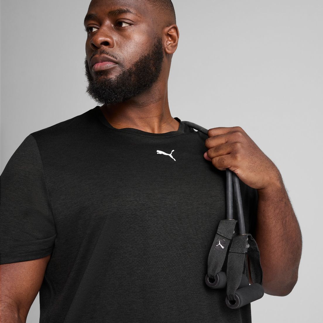Remera Puma All Day Essentials Jaspeada De Hombre — imagen 8