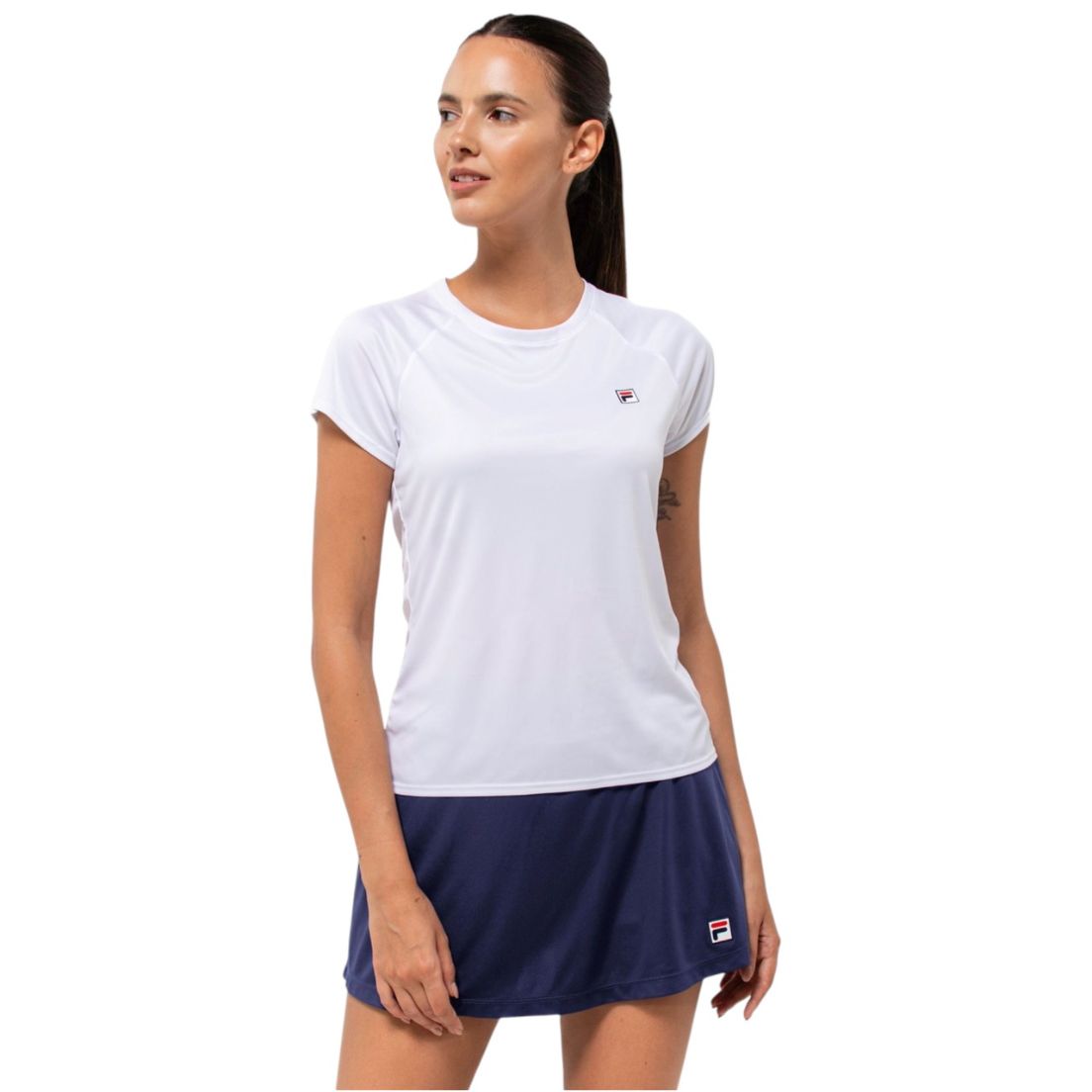 Remera Fila Tennis Basic De Mujer