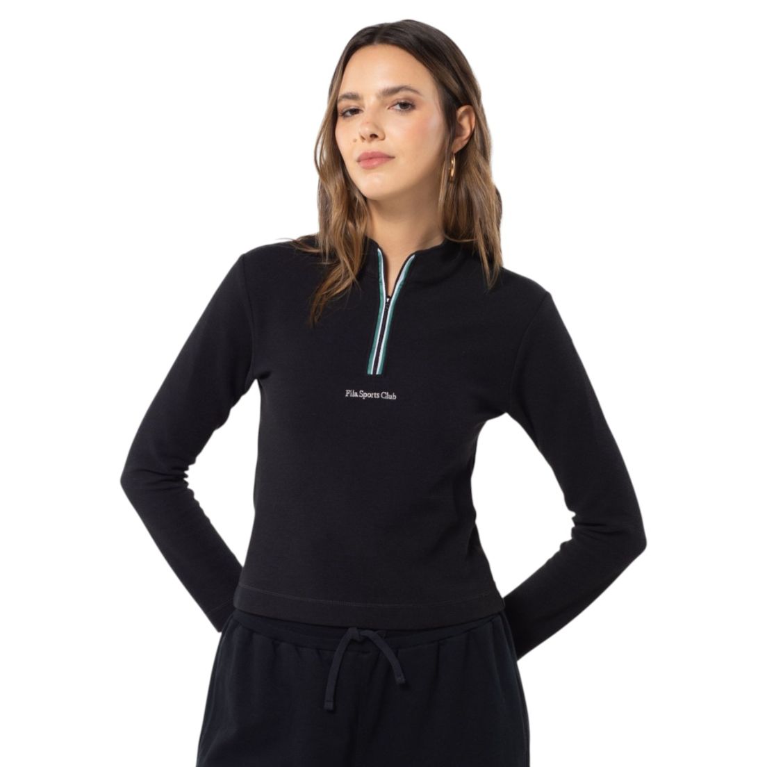 Remera Fila Regular Sport Clu De Mujer