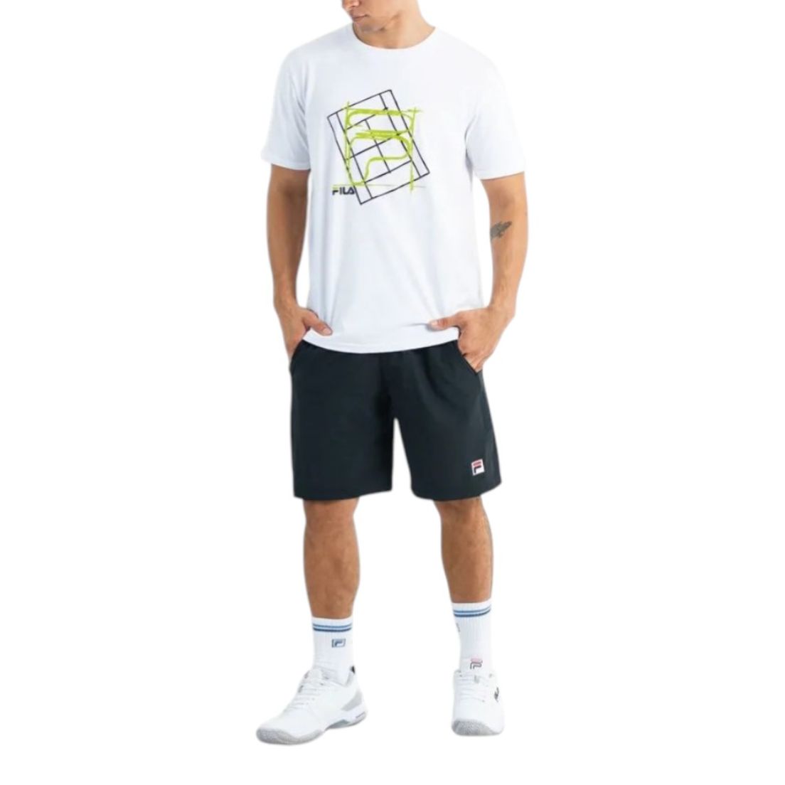 Bermuda Fila Player Fbox II 8 De Hombre — imagen 4