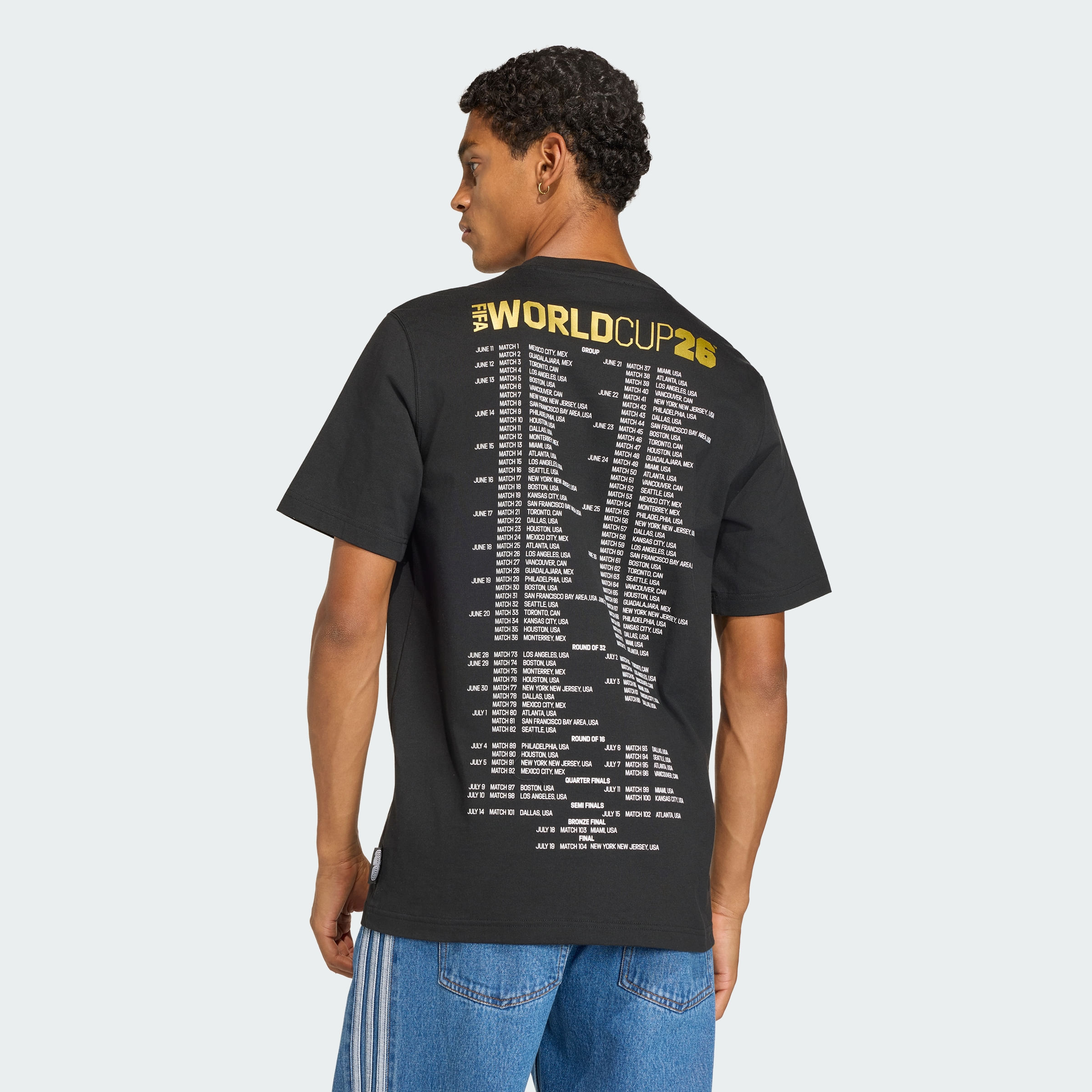 Remera Mangas cortas adidas Tour de la Copa Mundial FIFA™ 2026 Hombre — imagen 3