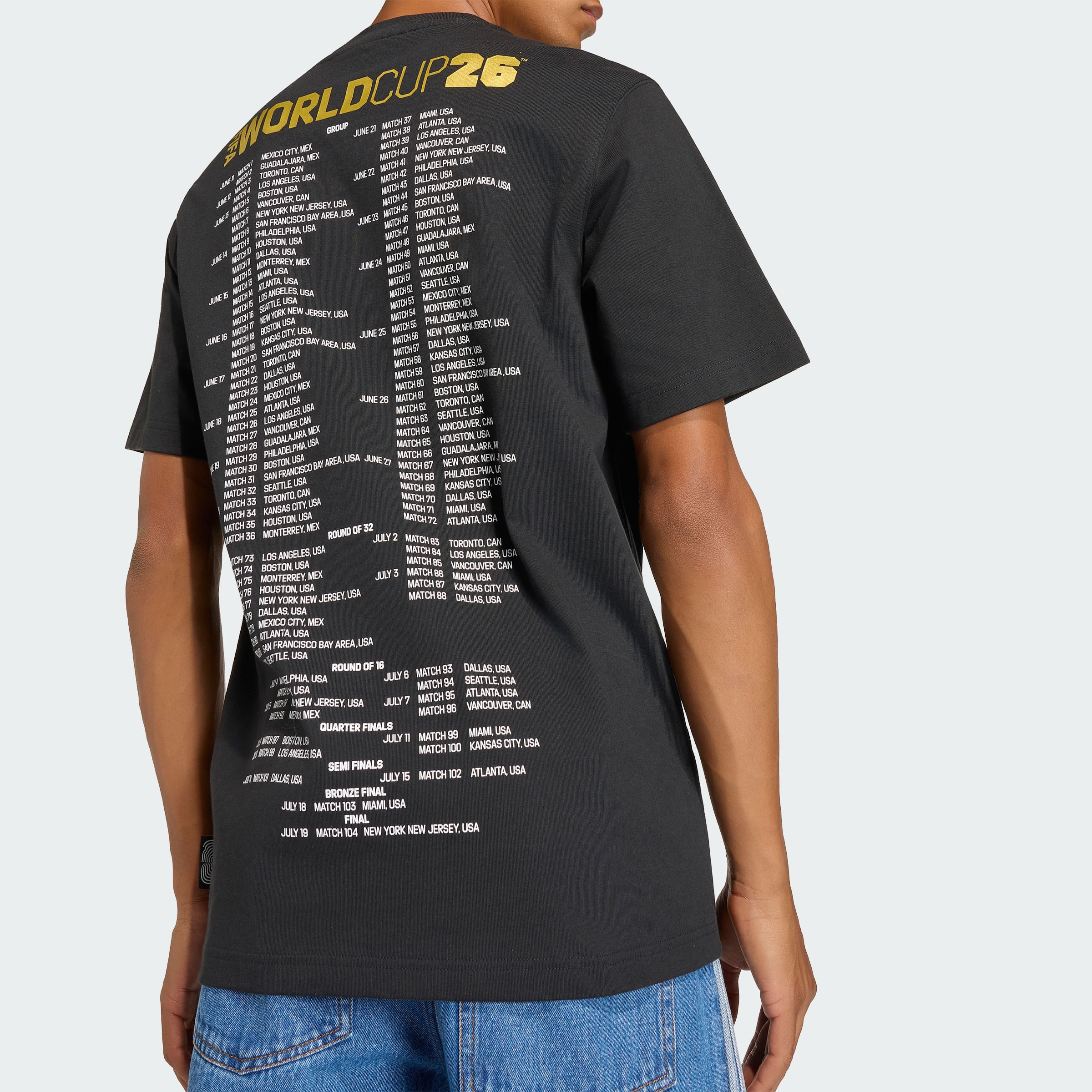 Remera Mangas cortas adidas Tour de la Copa Mundial FIFA™ 2026 Hombre — imagen 6