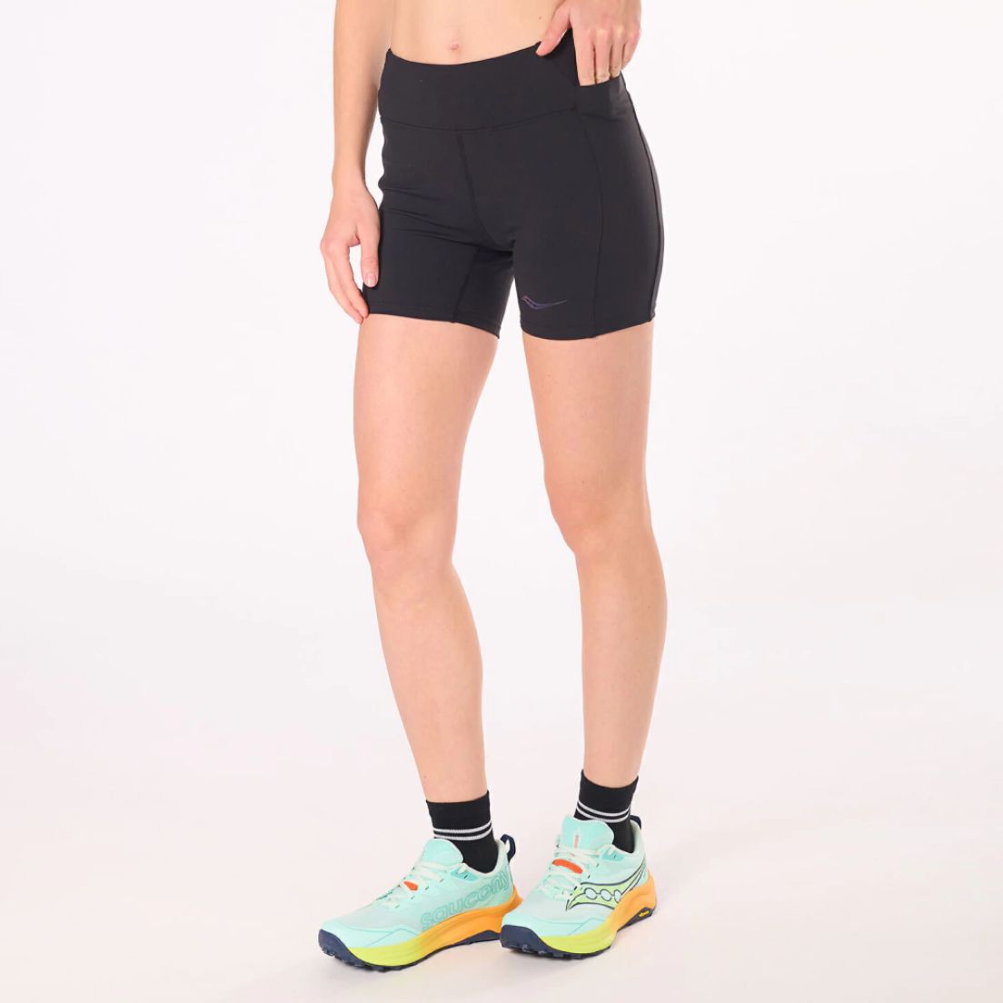 Calza Saucony Fortify 6'' De Mujer — imagen 2