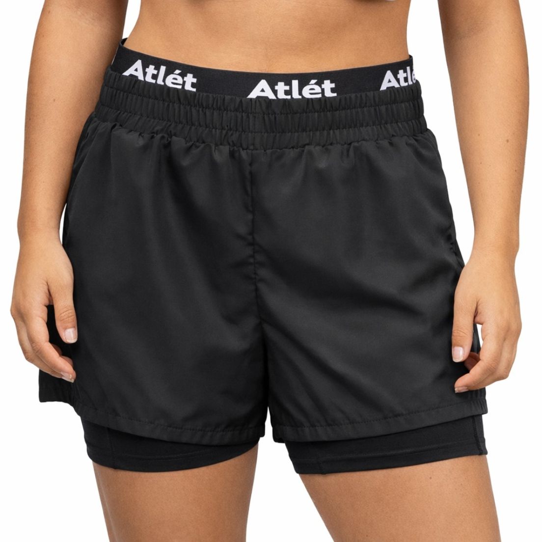 Short Atlét Running 2 En 1 De Mujer