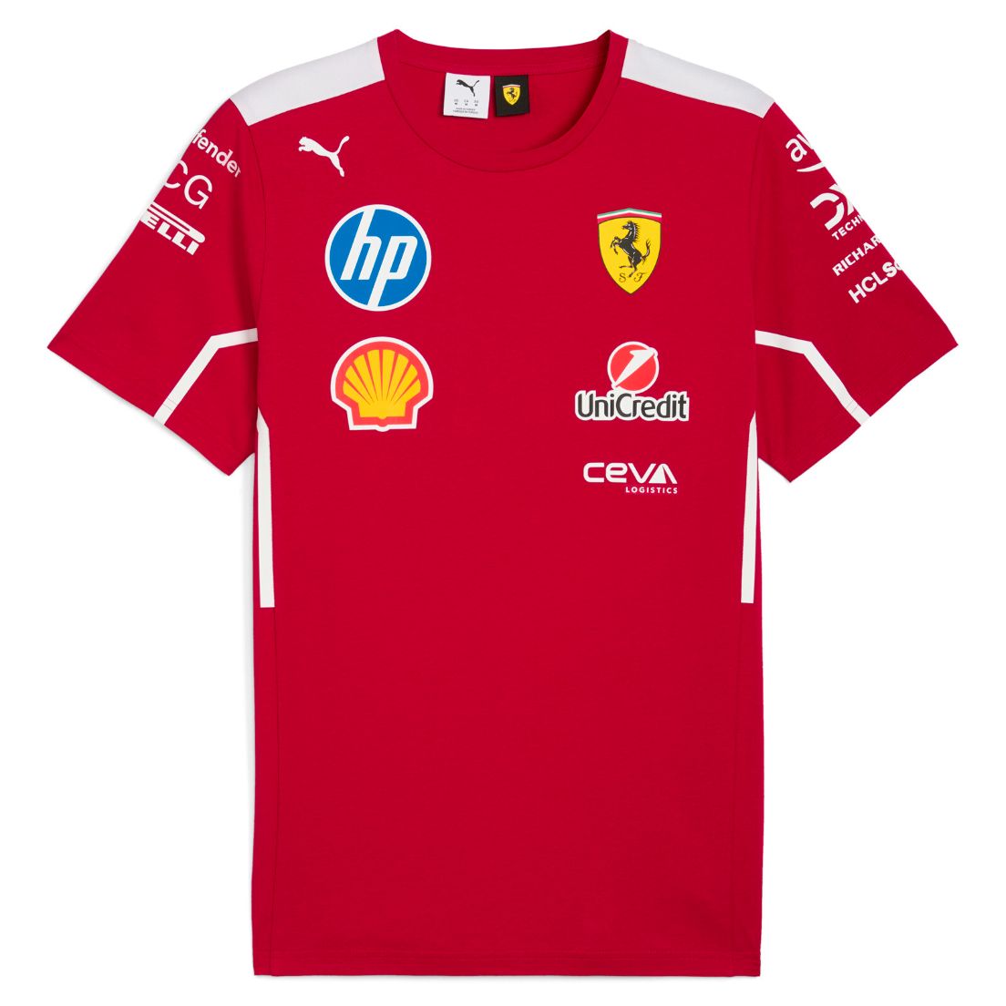 Remera Puma Scuderia Ferrari 2025 Team De Hombre