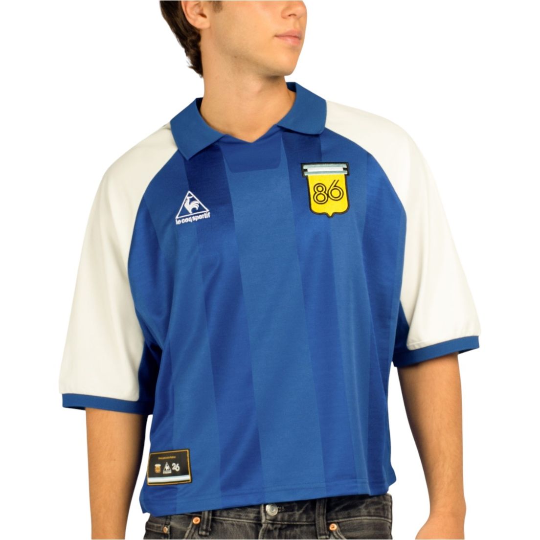 Camiseta Le Coq Sportif Argentina 86 Crop Unisex