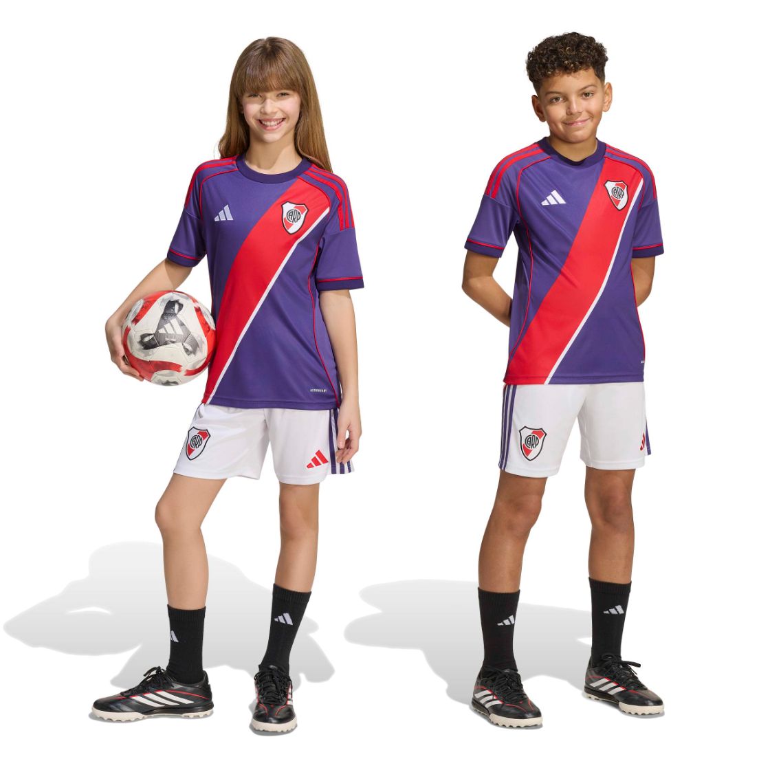 Short adidas River Plate 2026 De Niños — imagen 7