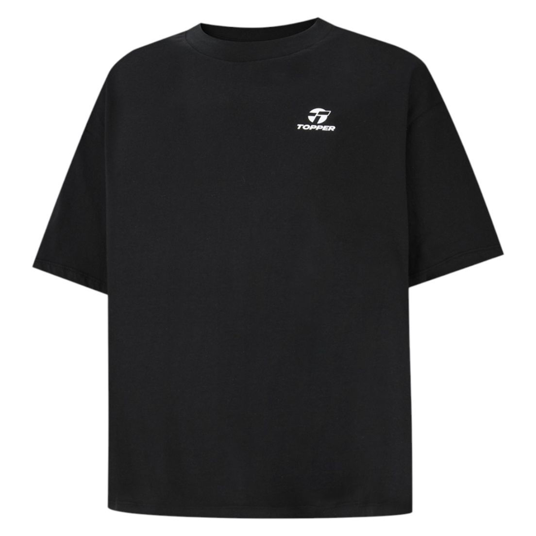 Remera Topper Oversize Basica De Mujer
