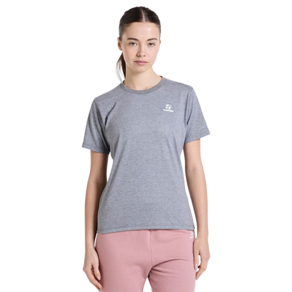 Remera Topper MC Basica De Mujer