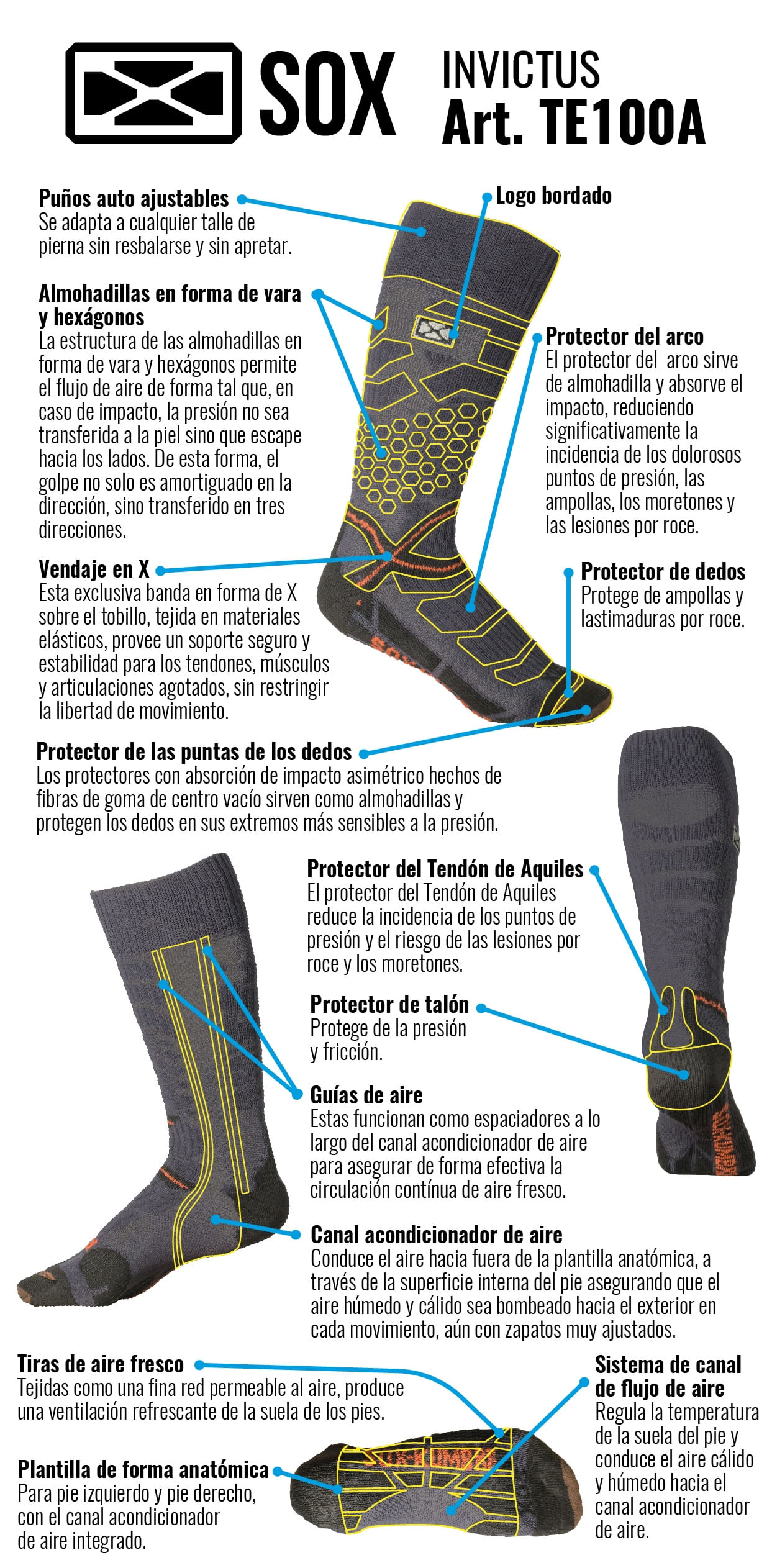 Medias Sox Trekking X1 Unisex — imagen 5