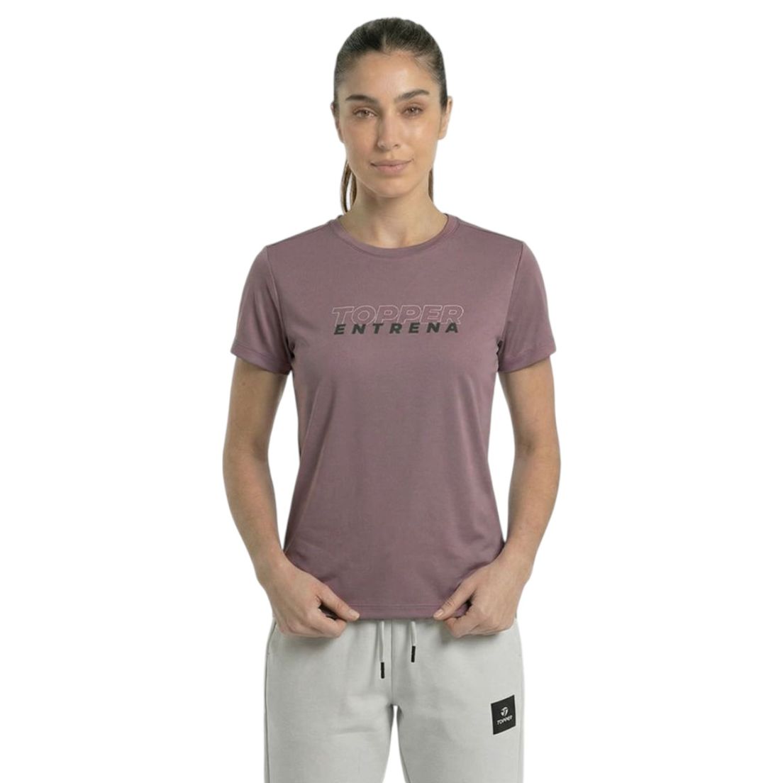 Remera Topper Brand De Mujer
