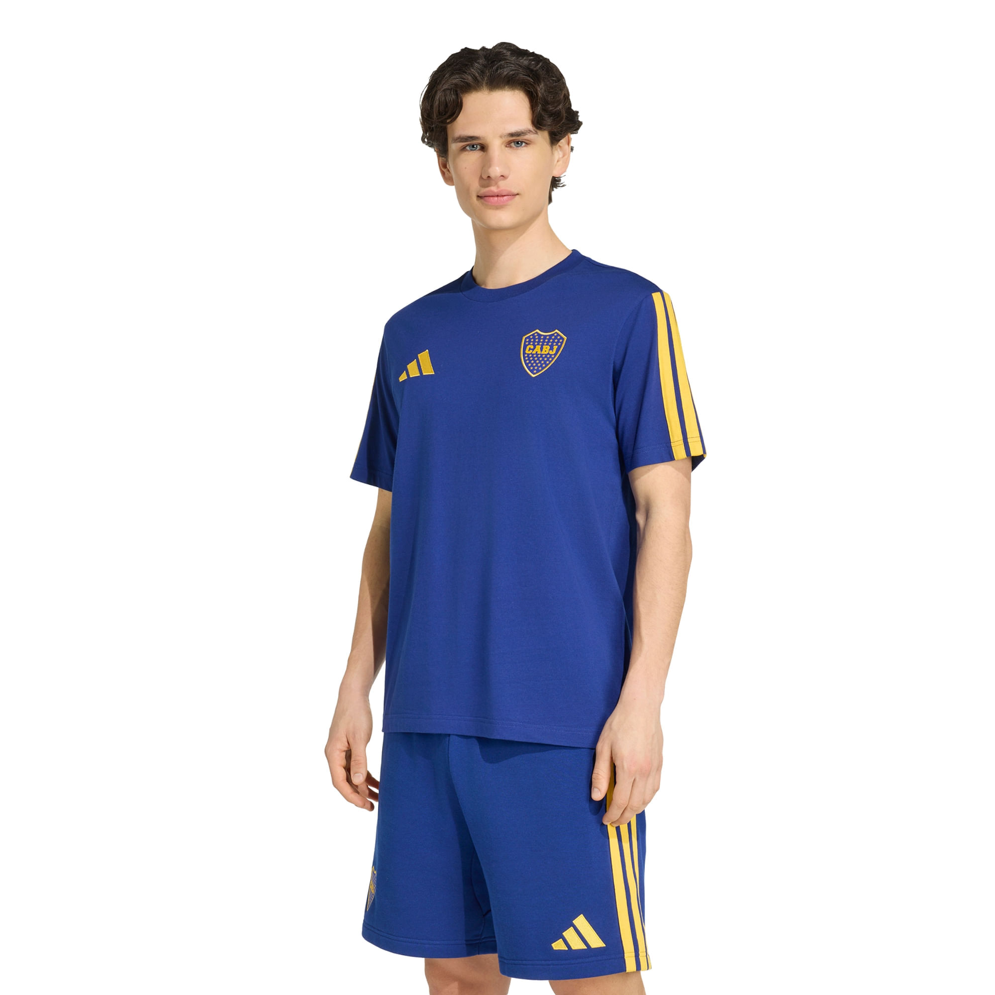 Mangas cortas adidas Remera DNA Boca Juniors Hombre — imagen 2