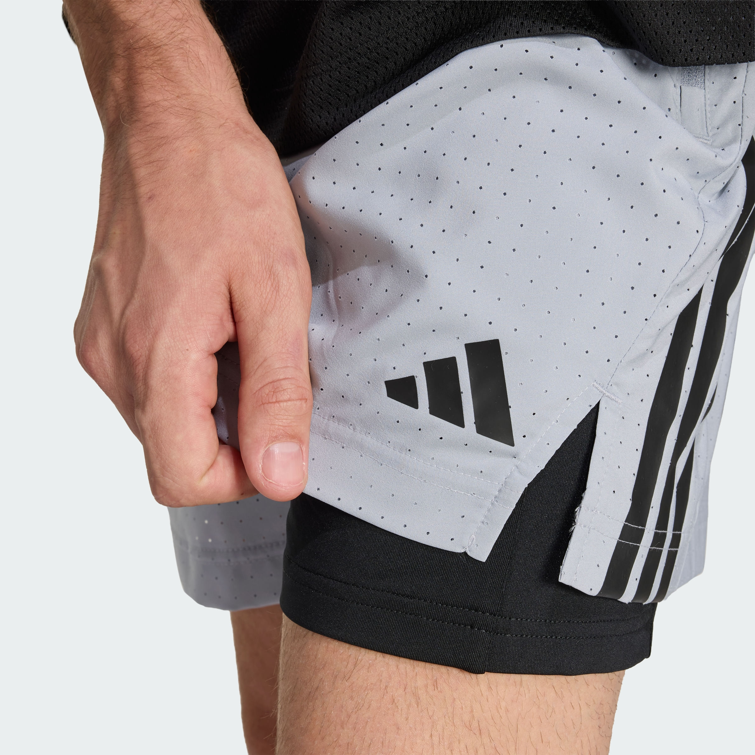 Short adidas TECH ESSENTIALS WORKOUT 2 en 1 Hombre — imagen 4