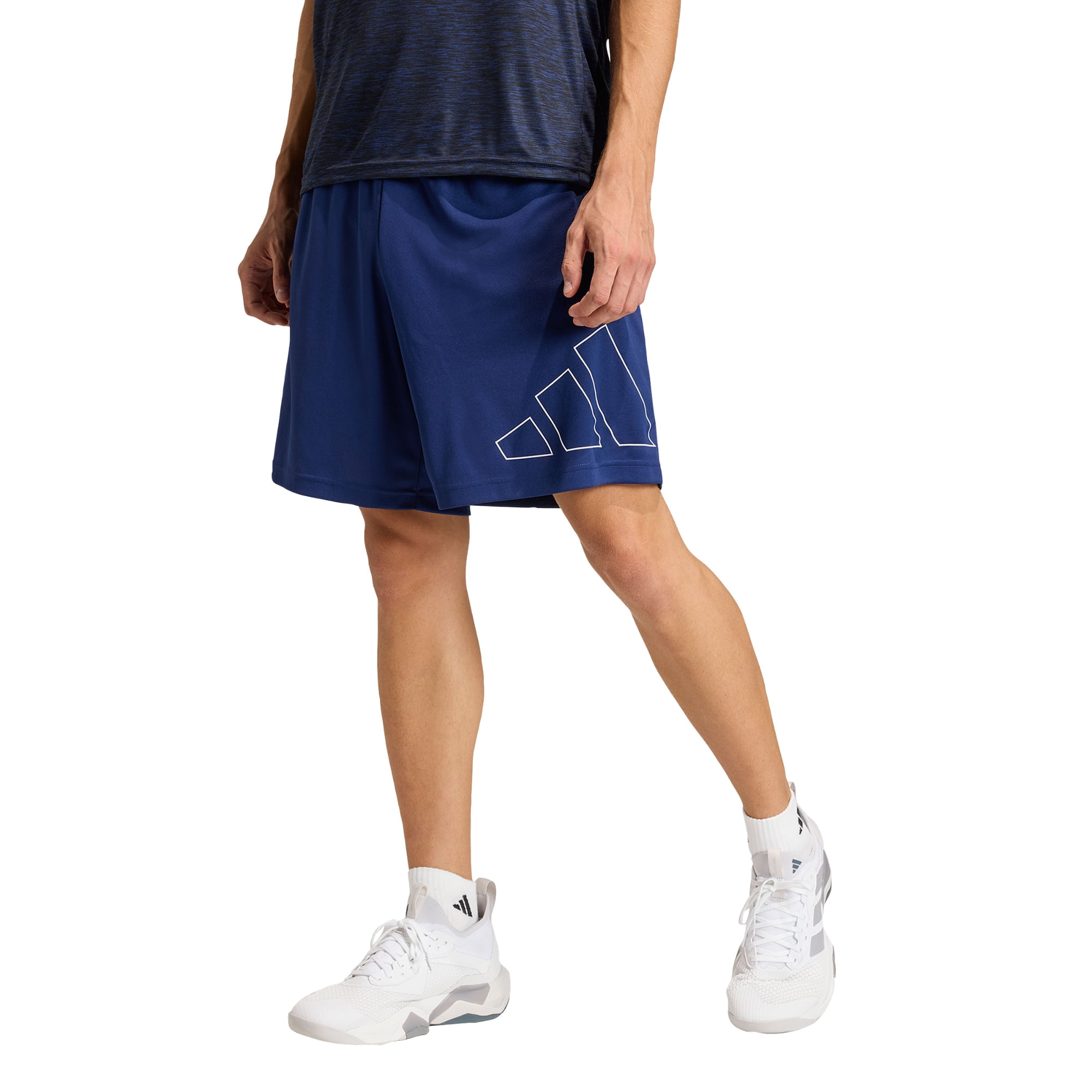 Short adidas WORKOUT ESSENTIALS BASE DE PIQUE CON LOGO GRANDE Hombre — imagen 2