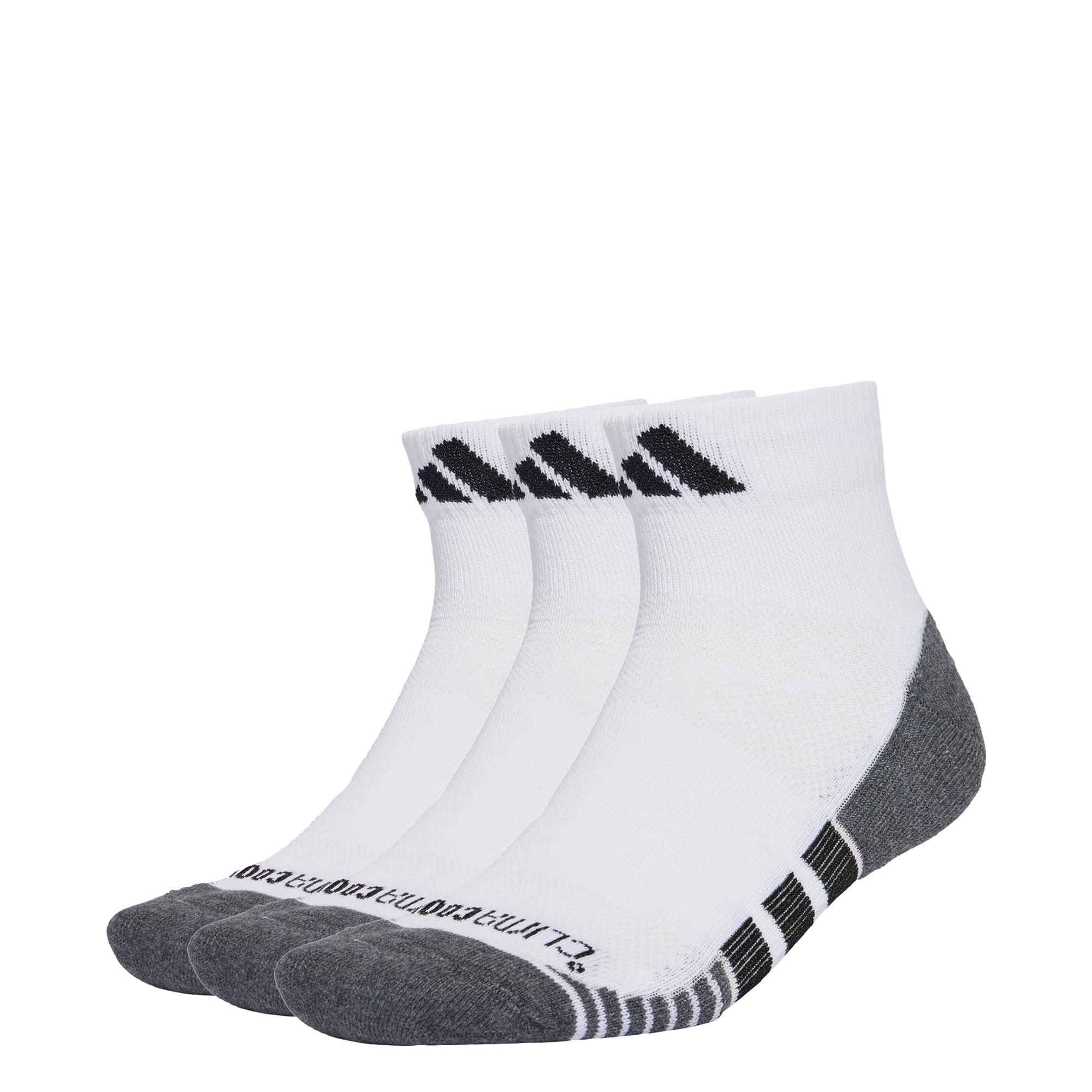Medias adidas al Tobillo Performance CLIMACOOL con Amortiguación, Paquete de 3 Pares Unisex