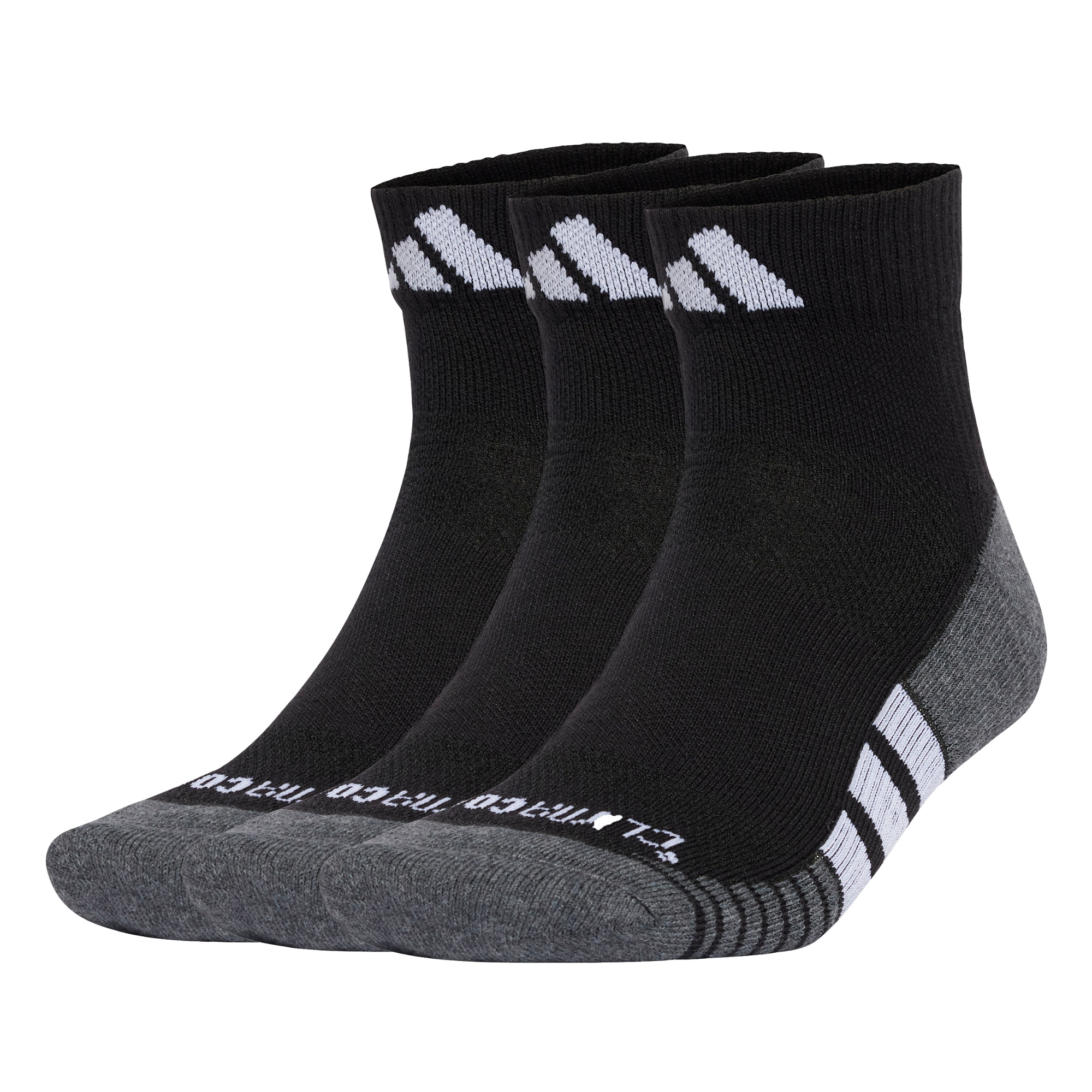 Medias adidas al Tobillo Performance CLIMACOOL con Amortiguación, Paquete de 3 Pares Unisex
