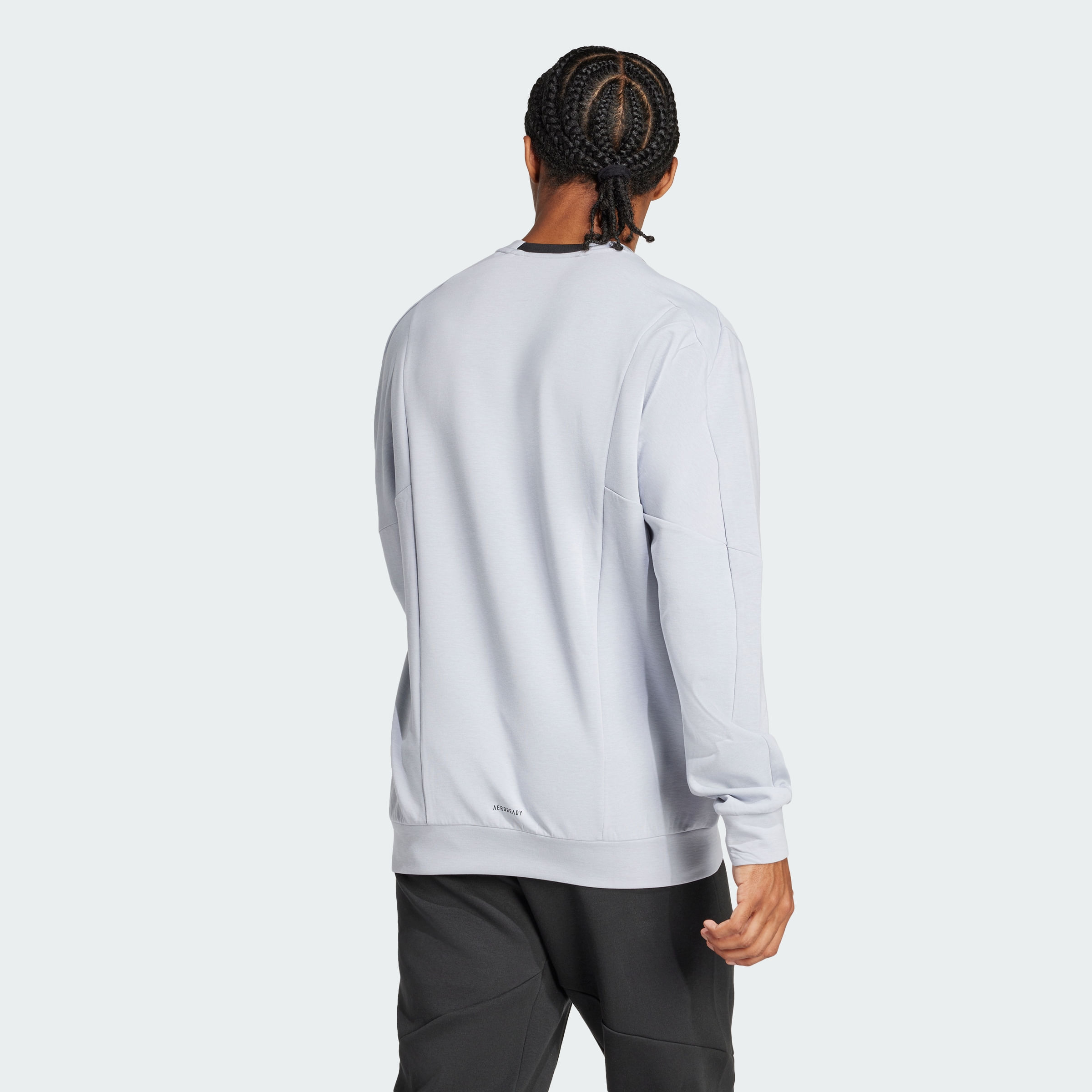Buzos adidas Buzo Designed for Training Cuello Redondo Hombre — imagen 3