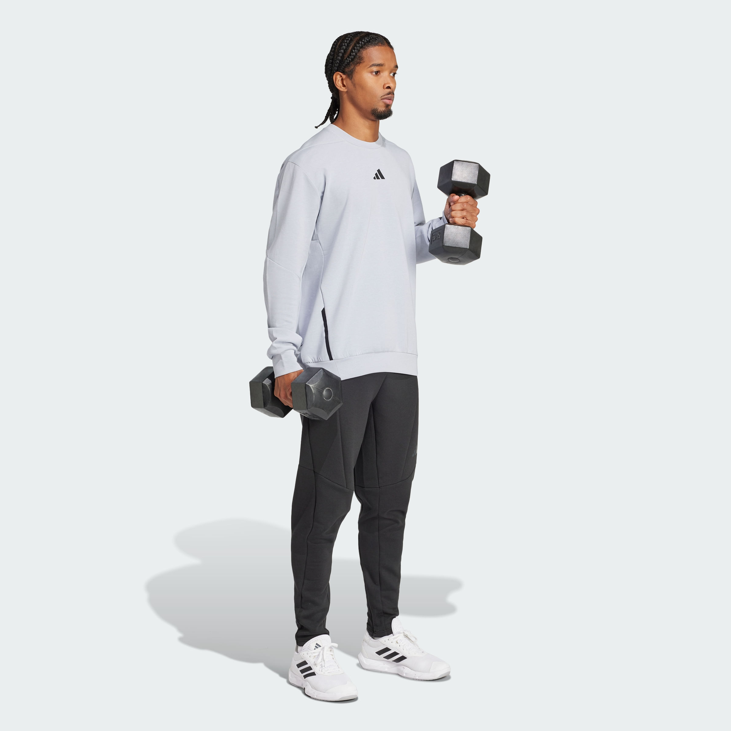 Buzos adidas Buzo Designed for Training Cuello Redondo Hombre — imagen 6