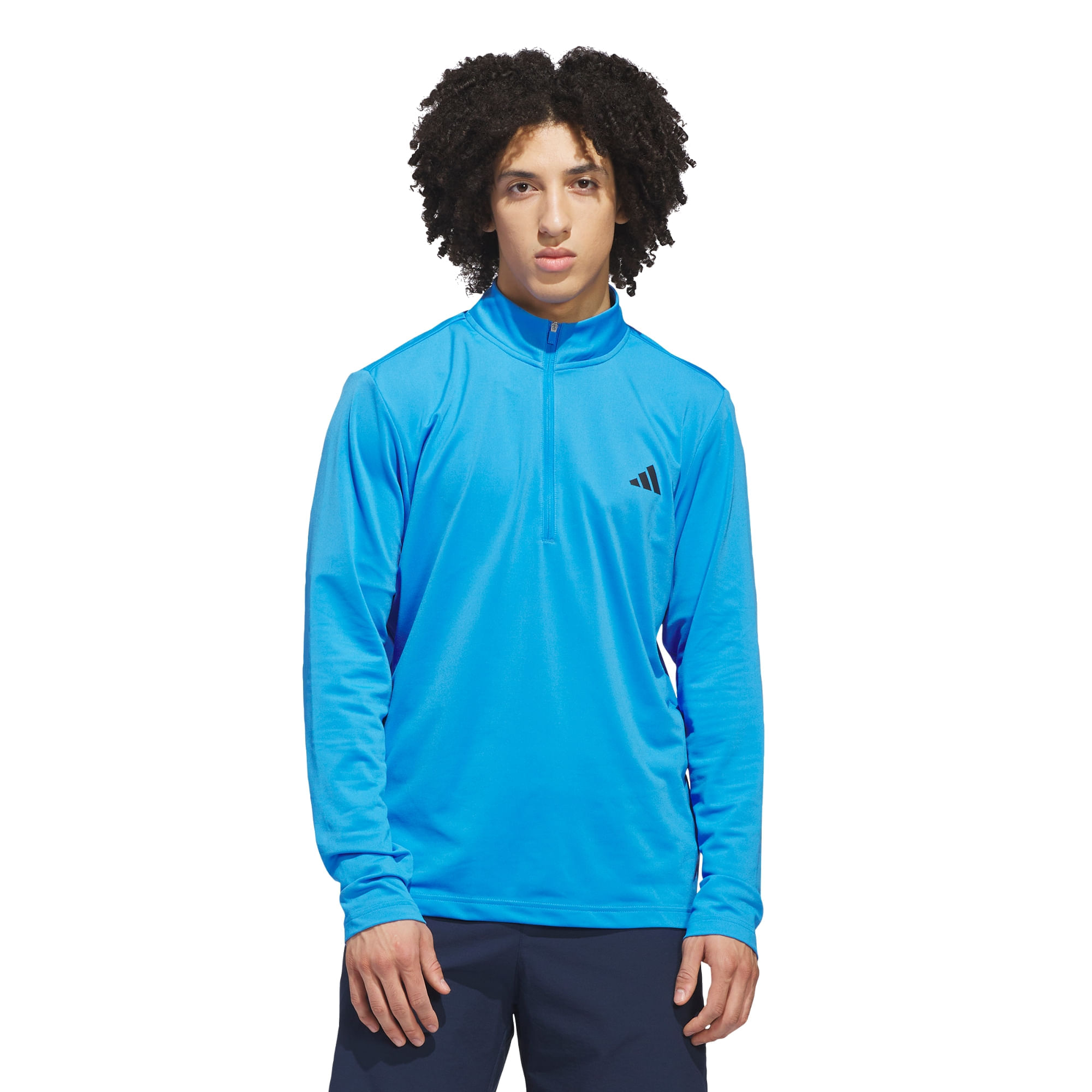 Buzo adidas Performance 3 Tiras con Cierre Corto Hombre — imagen 2