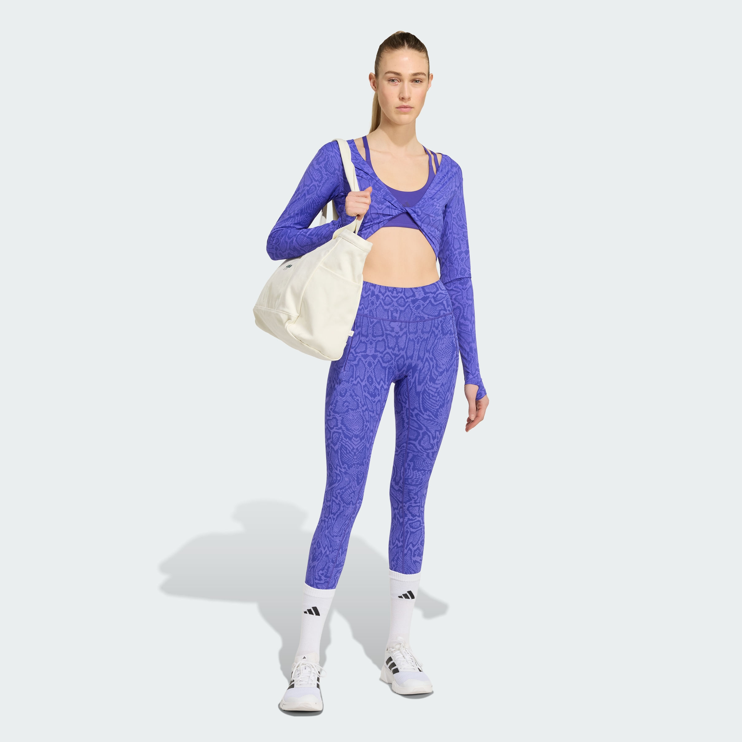 Calza adidas Optime PrimeLift Snake 7/8 Mujer — imagen 3