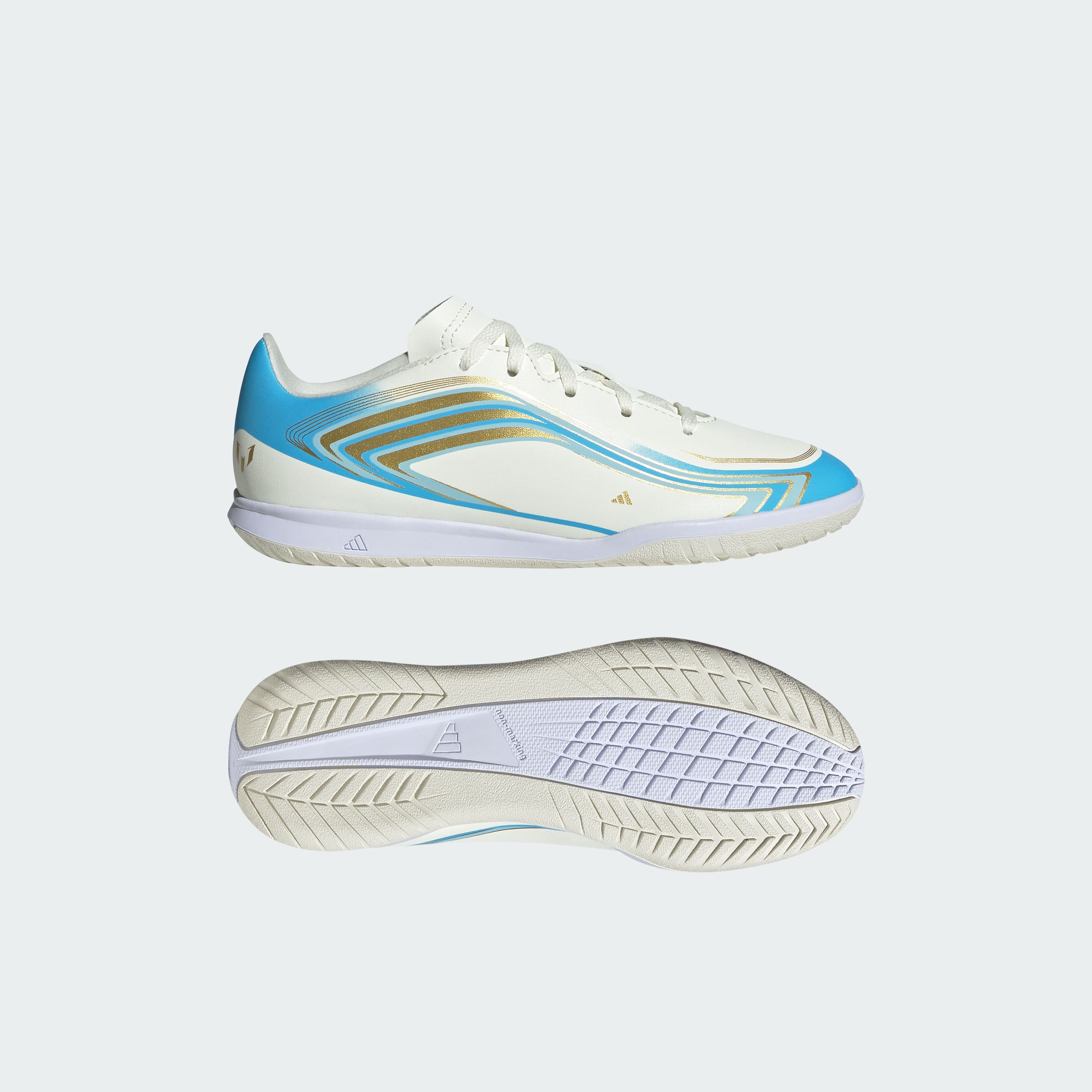 Botines adidas F50 Club Messi Cancha Cubierta Niños — imagen 9