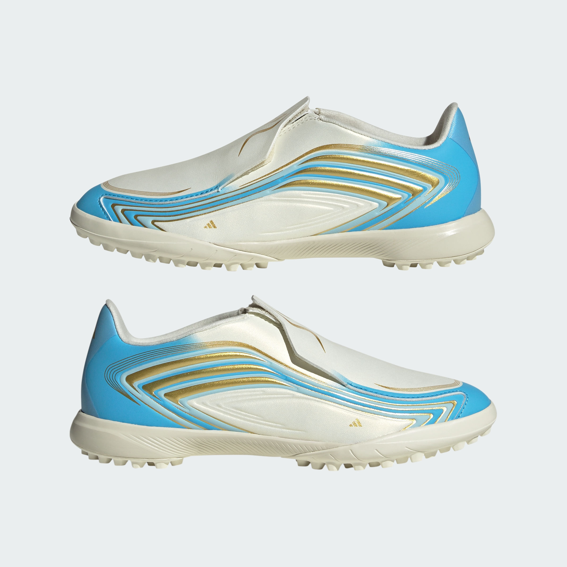 Botines adidas F50 MESSI LEAGUE Sin Cordones Pasto Artificial para Niños — imagen 8